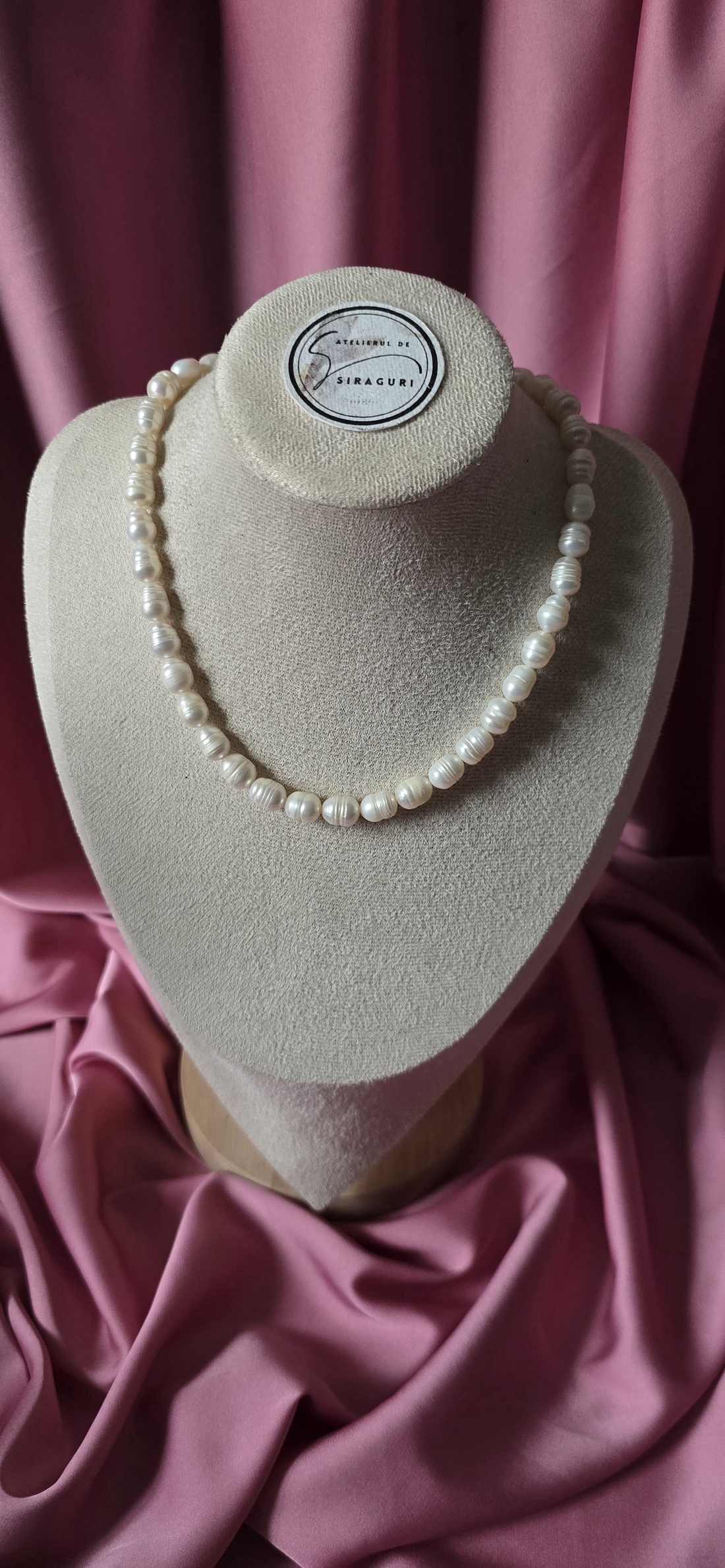 Colier din perle de cultura  - bijuterii - coliere - coliere din perle - Artynos.ro