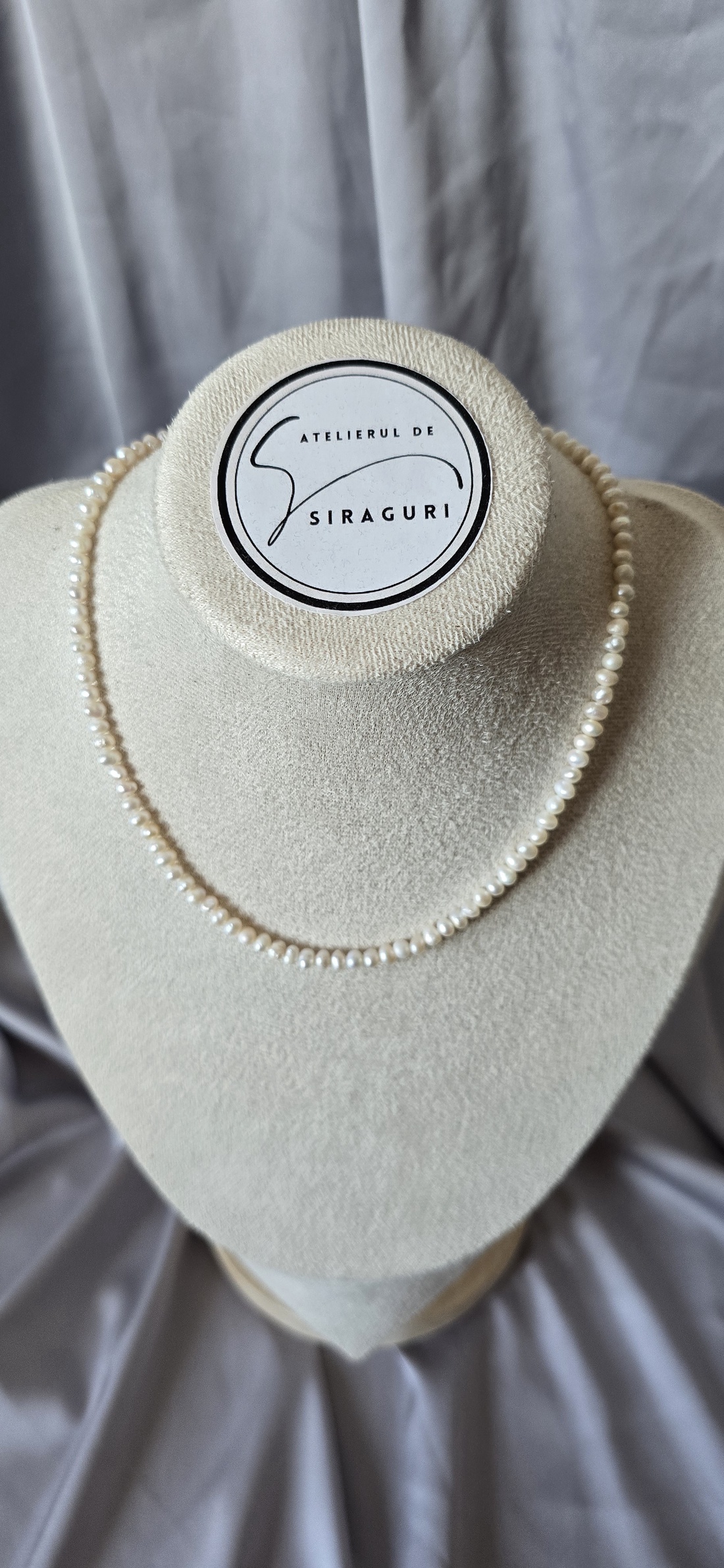 Colier din perle de cultură  - bijuterii - coliere - coliere din perle - Artynos.ro