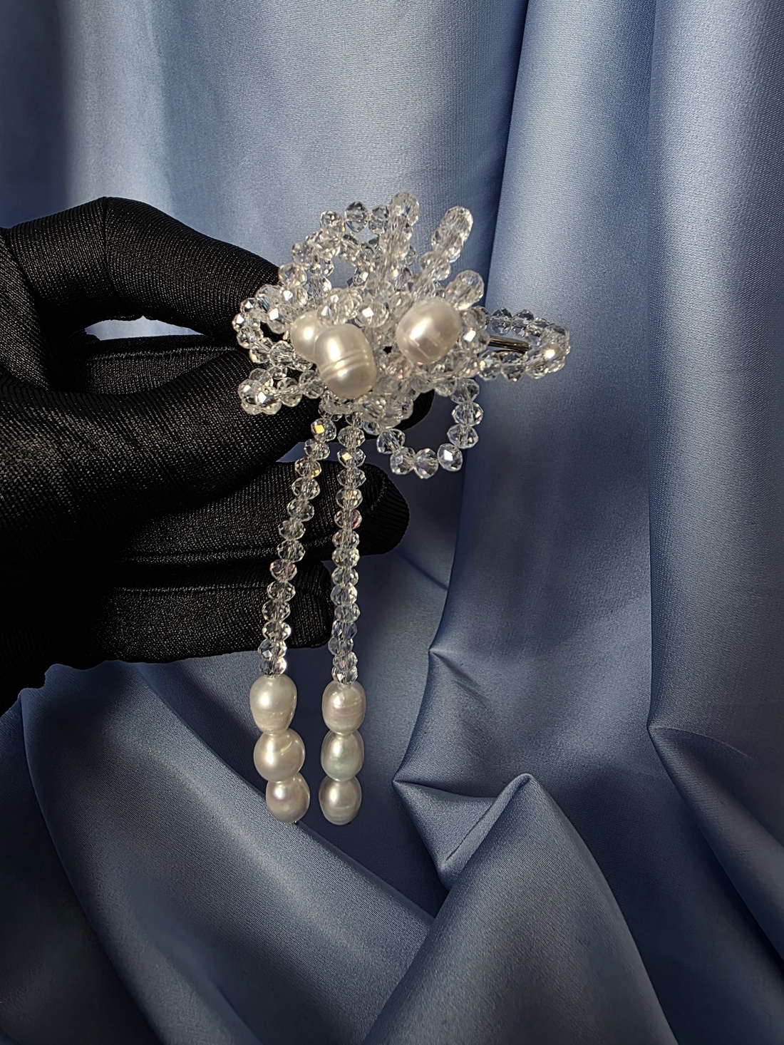 Brosa mărțișor cu perle de cultură  - bijuterii - mărțișor - Artynos.ro