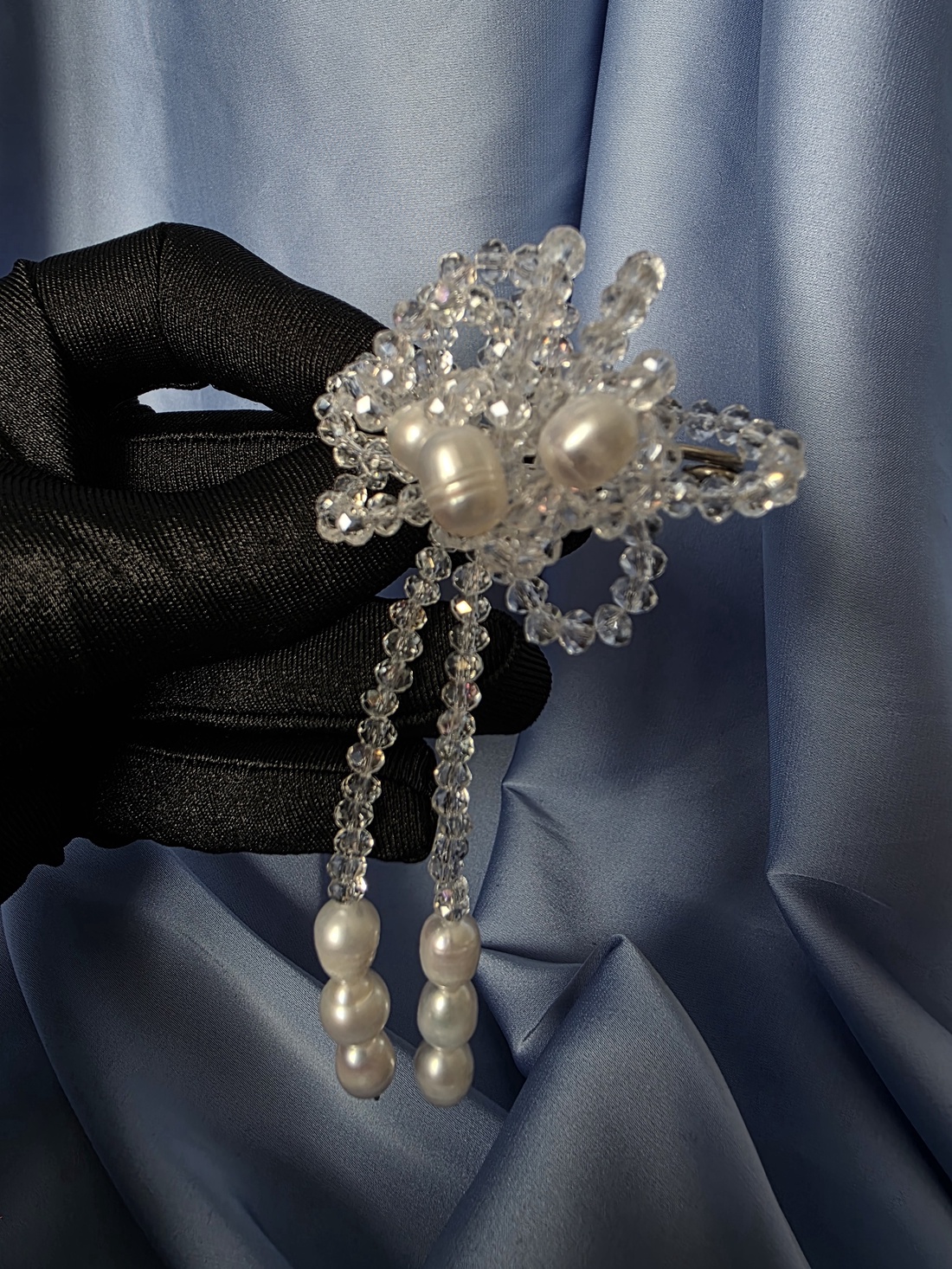 Brosa mărțișor cu perle de cultură  - bijuterii - mărțișor - Artynos.ro