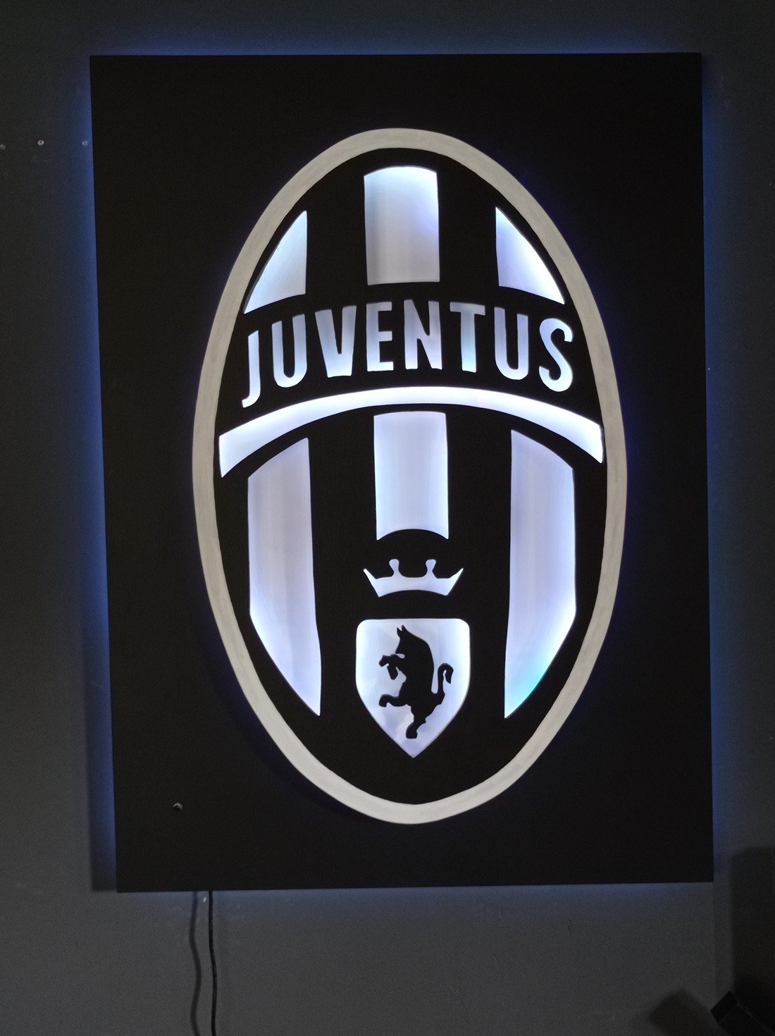 Juventus clasic - decor de perete iluminat -  - Artynos.ro