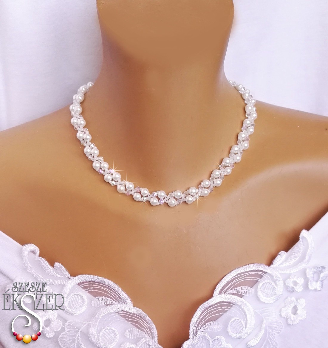 Perlă de cristal - accesorii nuntă - bijuterii mireasă - set bijuterii de mireasă - Artynos.ro Perlă de cristal - accesorii nuntă - bijuterii mireasă - set bijuterii de mireasă - Artynos.ro