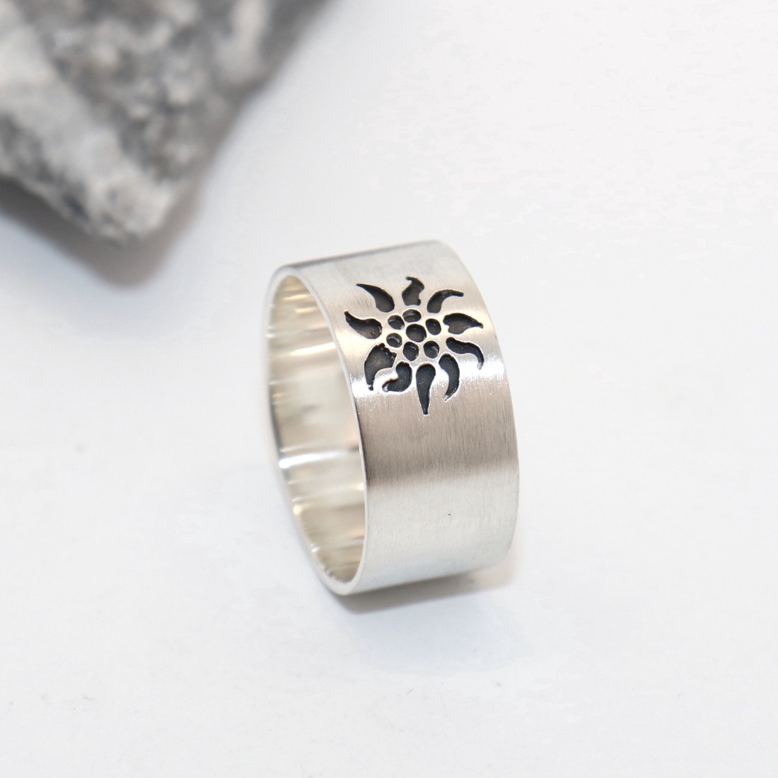 Inel din argint, pereche Havasi (VSZÉ.42) - bijuterii - inele - inele din argint - Artynos.ro