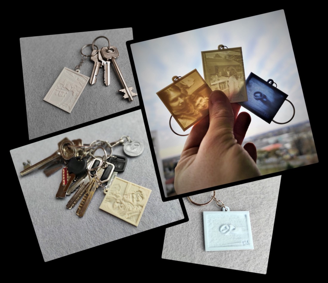 Breloc foto cu fotografie care poate fi văzută în lumină - PICTURE FRAME - - Artynos.ro Breloc foto cu fotografie care poate fi văzută în lumină - PICTURE FRAME - - Artynos.ro