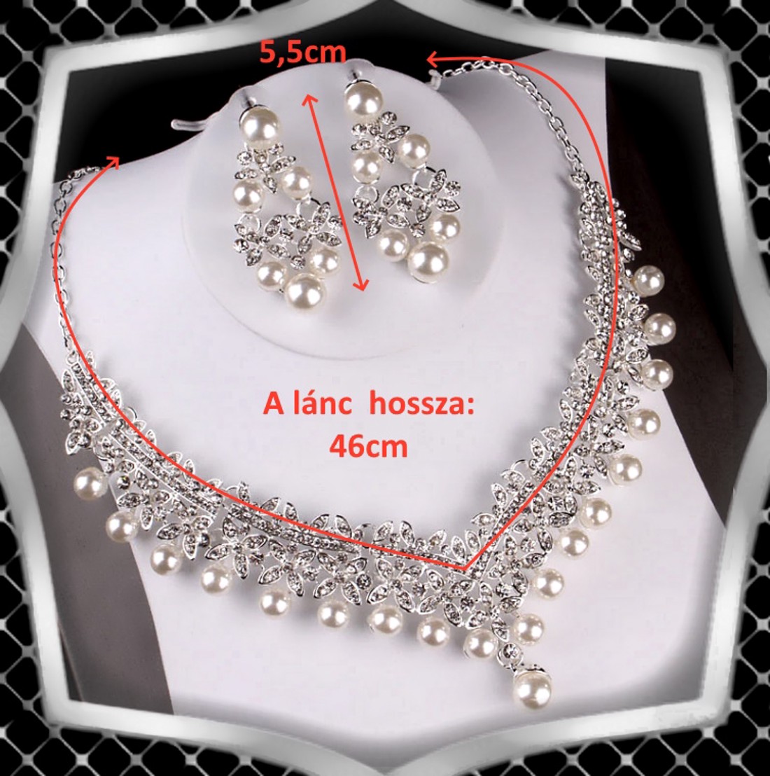 Seturi de bijuterii: set de bijuterii pentru nuntă, mireasă, casual + diademă ES-SZT24-1 - accesorii nuntă - bijuterii mireasă - set bijuterii de mireasă - Artynos.ro Seturi de bijuterii: set de bijuterii pentru nuntă, mireasă, casual + diademă ES-SZT24-1 - accesorii nuntă - bijuterii mireasă - set bijuterii de mireasă - Artynos.ro