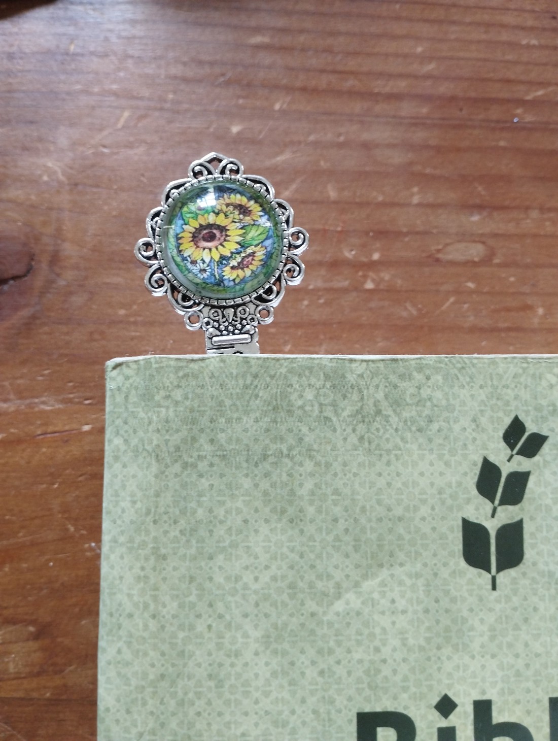 Riglă sau semn de carte cu lentile de floarea-soarelui -  - Artynos.ro