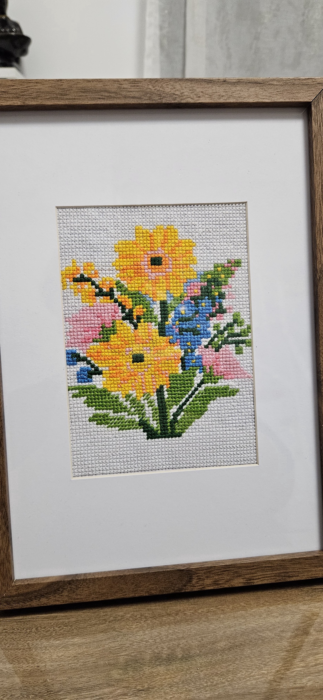 Goblen Flori de Primavara - arte vizuale și accesorii  - imagini cu broderii - gobelin - Artynos.ro