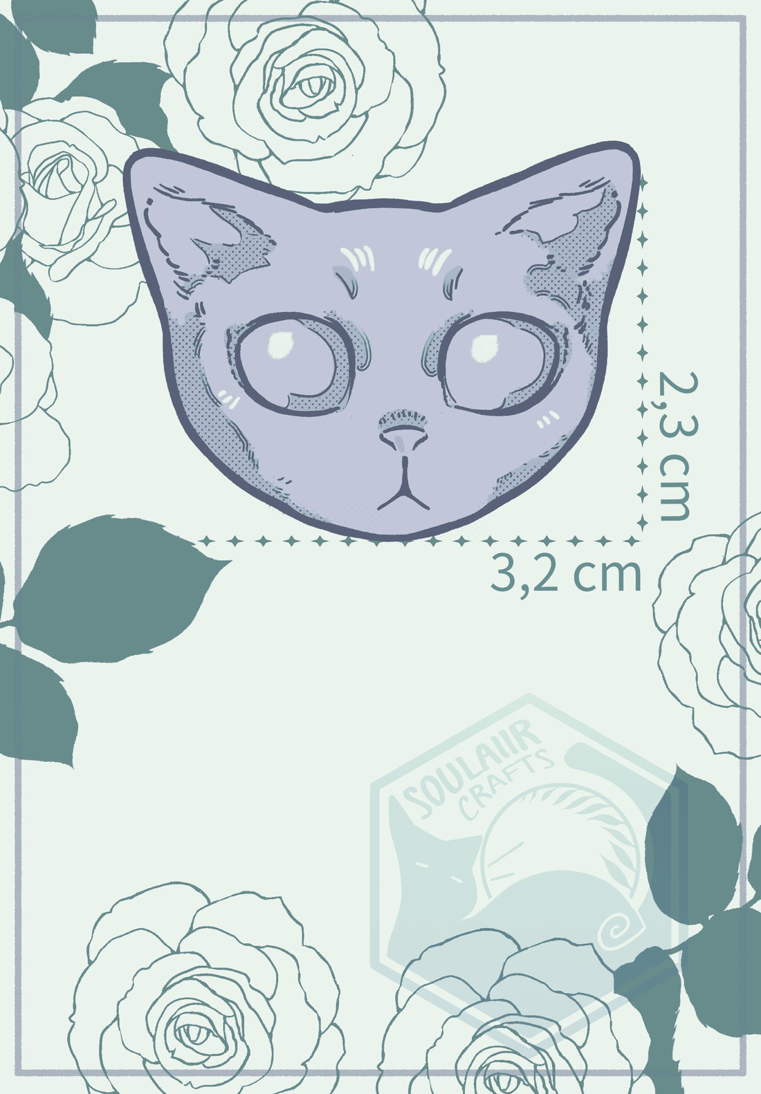 Pandantiv Kittycat Roșu-Auriu  - bijuterii - coliere - pandative - Artynos.ro