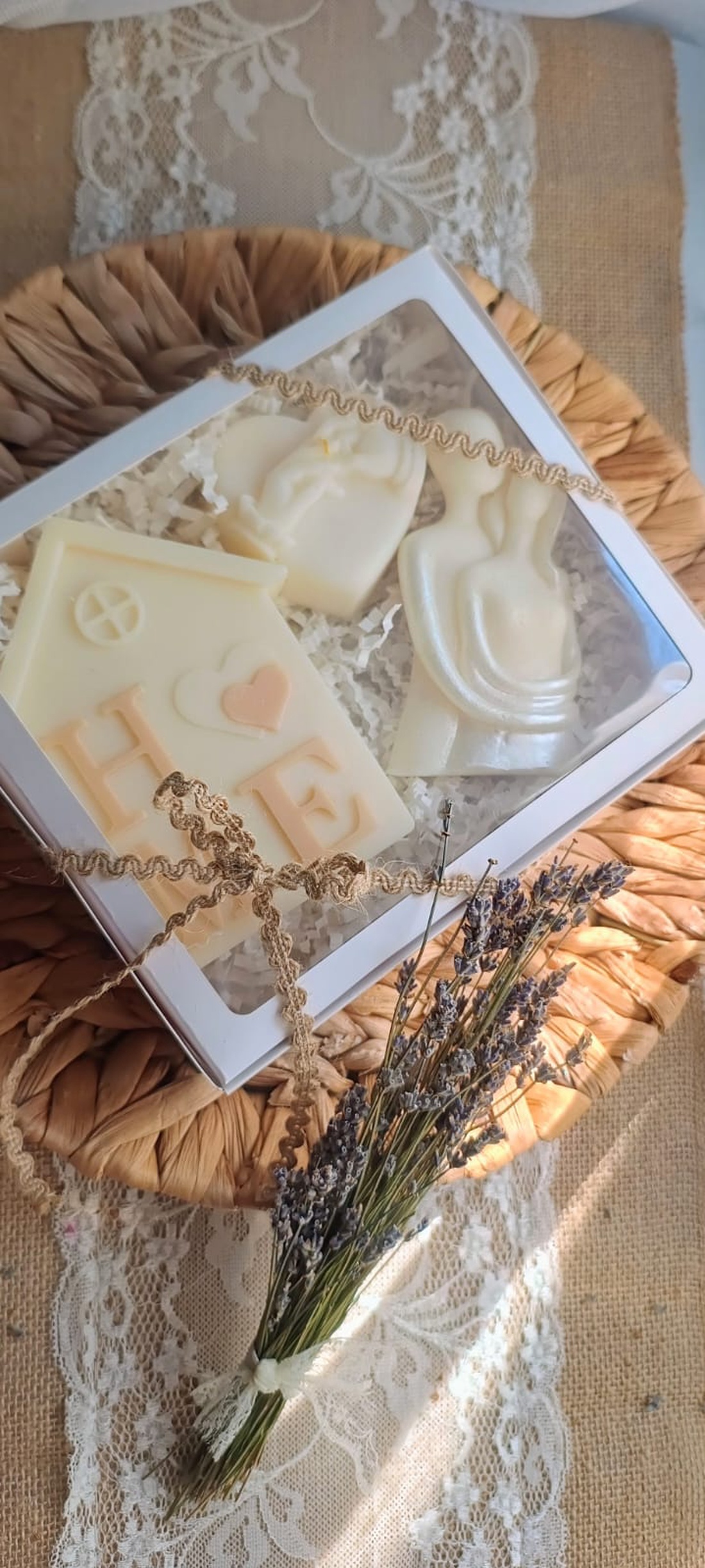 Set lumânări parfumate bujor  HOME, inimă și cuplu  ceară de soia handmade - casă & stil de viață - lumânări, parfumuri, arome - lumânare - lumânări artizanale - Artynos.ro