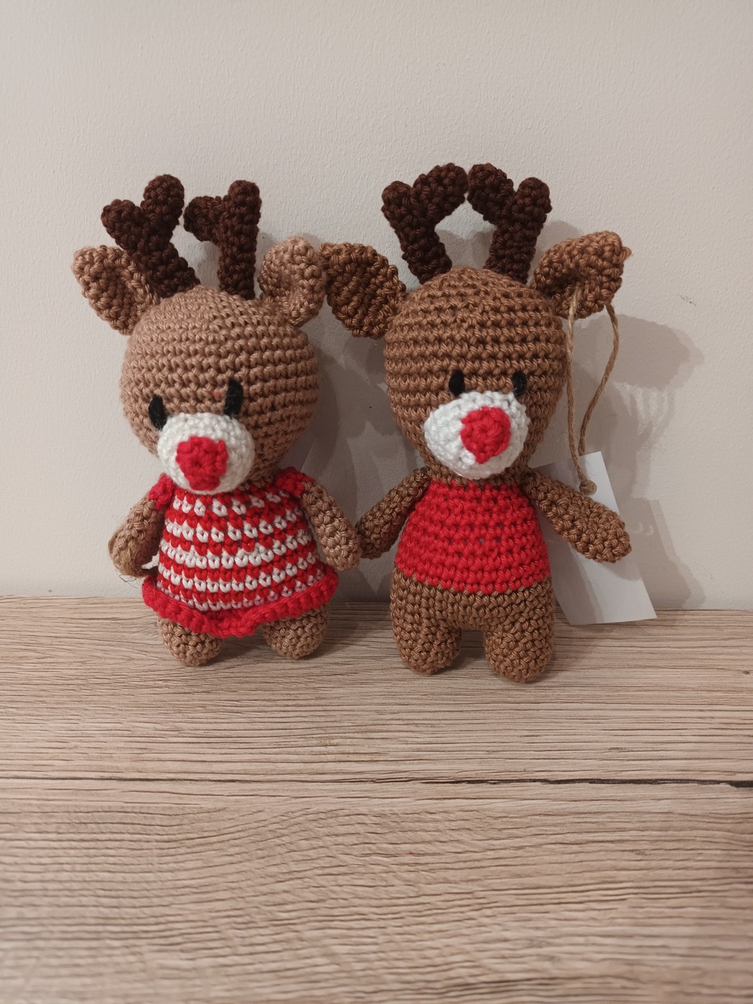 Amigurumi fată ren - crăciun - cadouri de moș crăciun - cadouri de moș crăciun - Artynos.ro