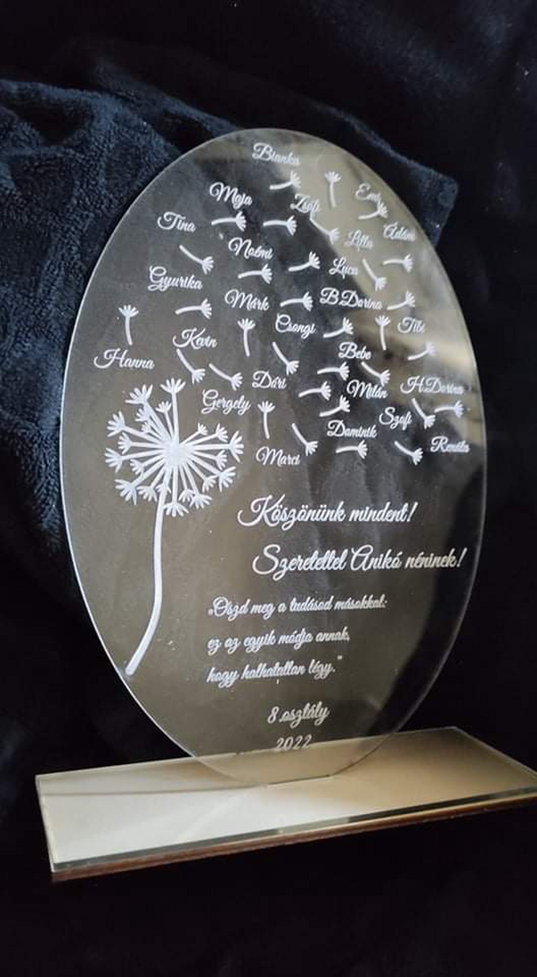 Cadou de mulțumire, cadou de rămas bun din plexiglas, personalizabil, pentru grădiniță, școală - - Artynos.ro Cadou de mulțumire, cadou de rămas bun din plexiglas, personalizabil, pentru grădiniță, școală - - Artynos.ro