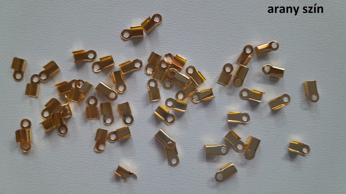 Capăt de cablu - 6x3 mm - 50 buc./pachet - culoare aurie -  - Artynos.ro