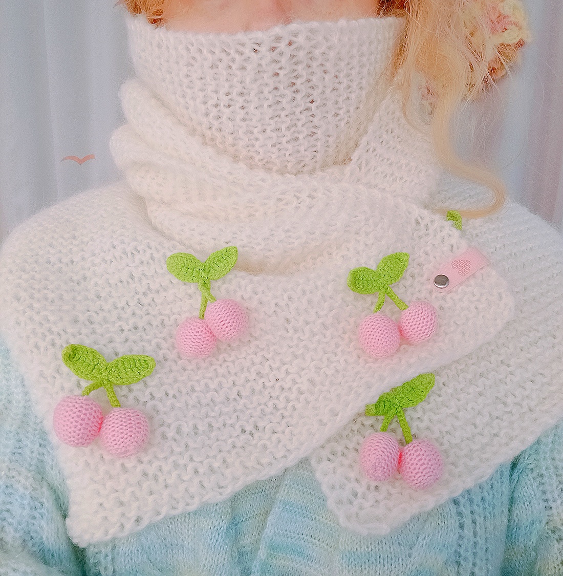 Fular Ciresica - îmbrăcăminte și modă - eșarfe, pălării, fularuri - bandă pentru cap - Artynos.ro