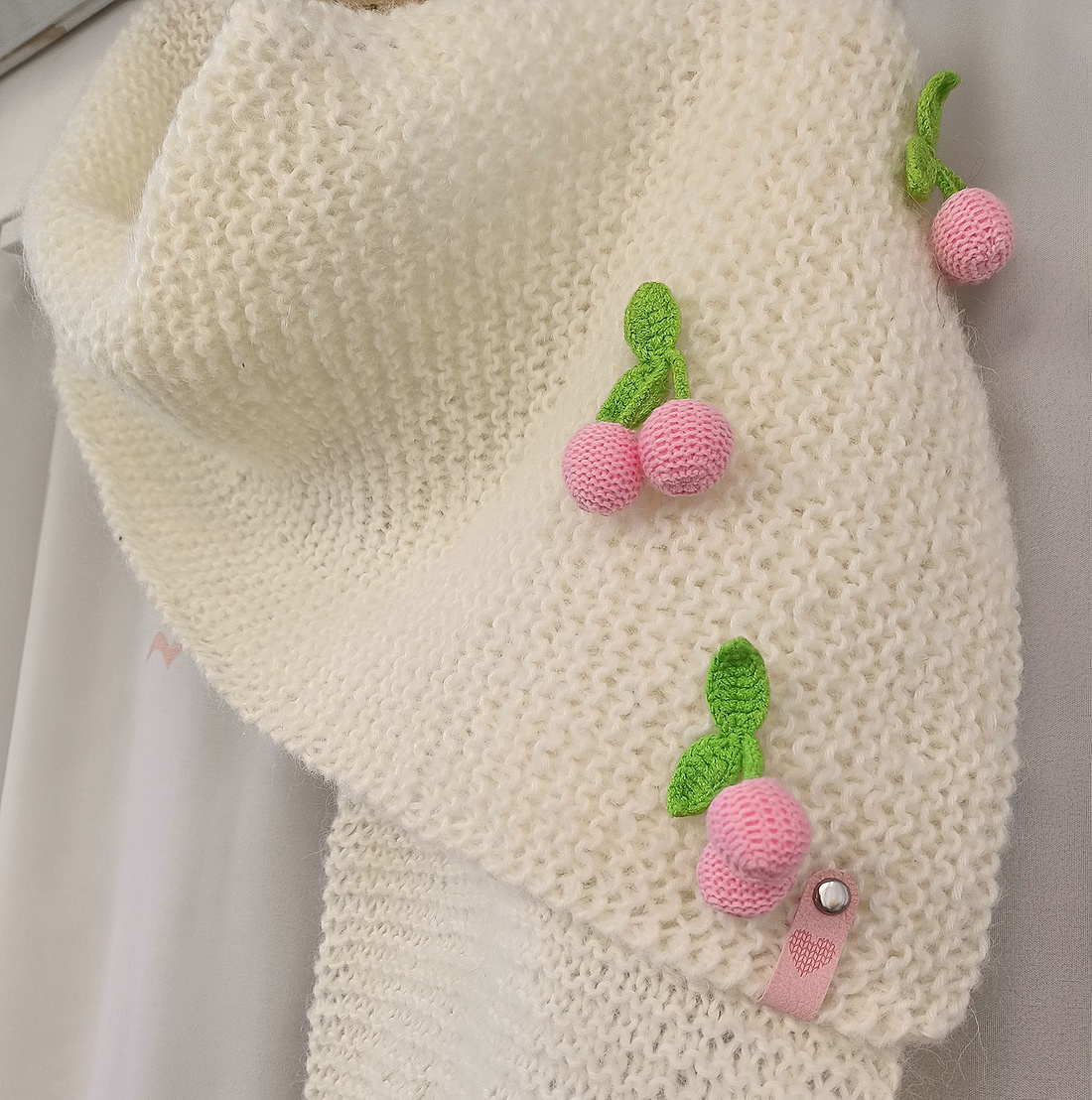 Fular Ciresica - îmbrăcăminte și modă - eșarfe, pălării, fularuri - bandă pentru cap - Artynos.ro