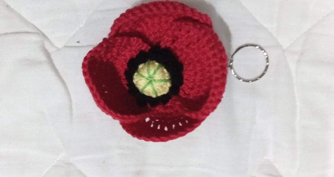 Breloc cu mac - genți și portofele - accesorii genți - breloc - Artynos.ro