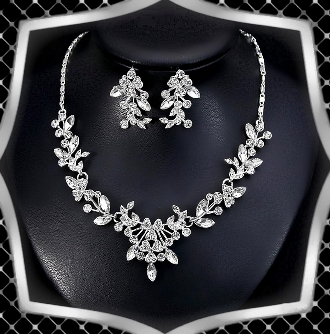 Nunta, mireasa, set de bijuterii casual, ES-SZÉ48e - accesorii nuntă - bijuterii mireasă - set bijuterii de mireasă - Artynos.ro