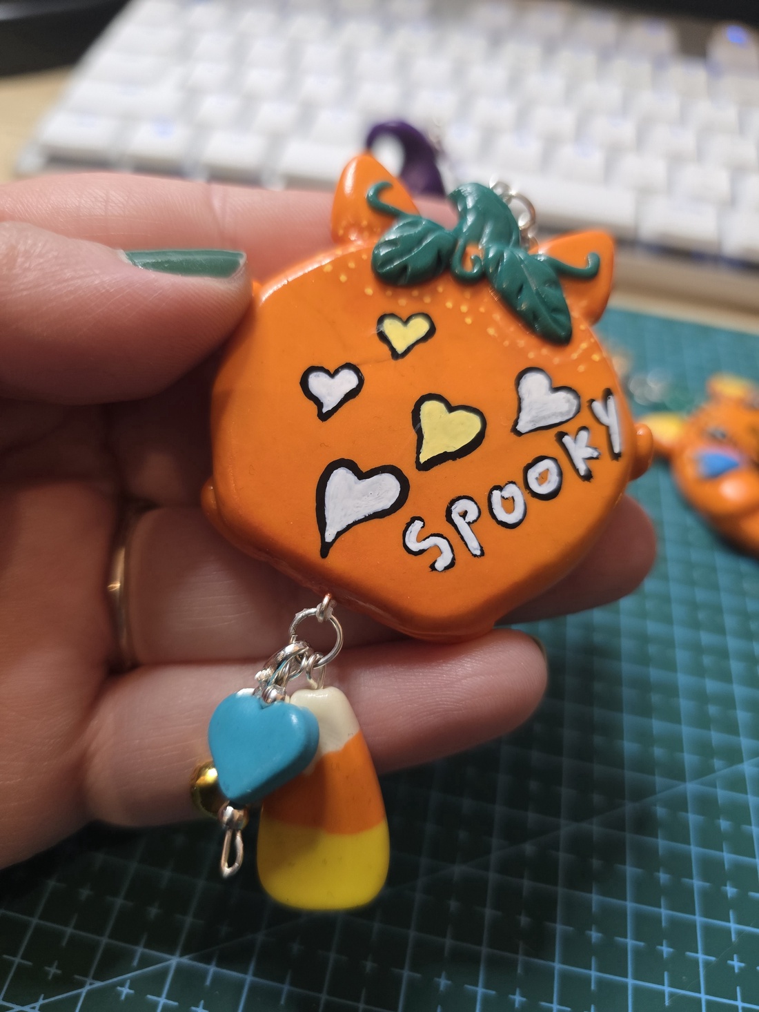 Piscuta dovleac fidget spinner - casă & stil de viață - decorațiuni de casă - halloween - tot ce ai nevoie de o petrecere! - bijuterii de halloween - Artynos.ro