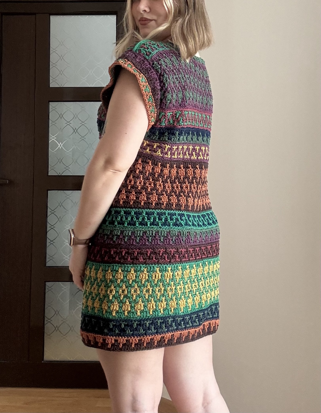 Rochie Croșetată - îmbrăcăminte și modă - haine damă - rochie, dintr-o bucată - Artynos.ro
