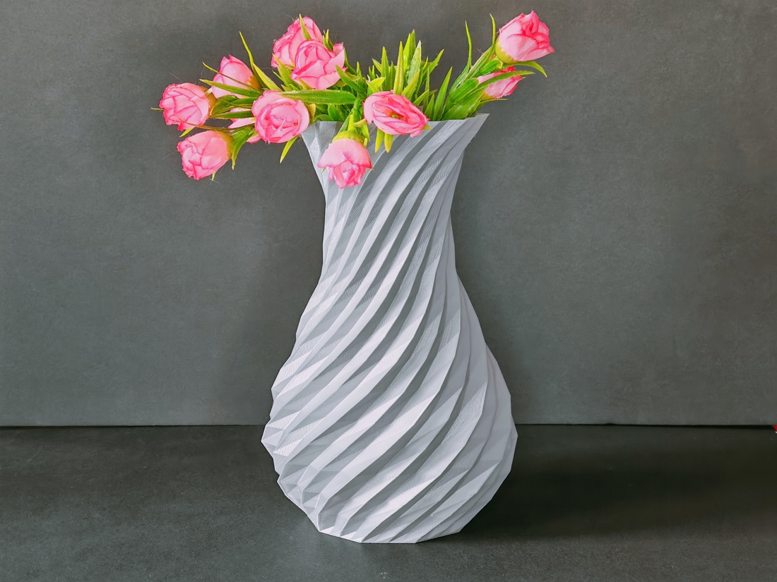 Vaza printata 3D cu model - casă & stil de viață - accesorii pentru decorat casa - suport de flori - vaze - Artynos.ro
