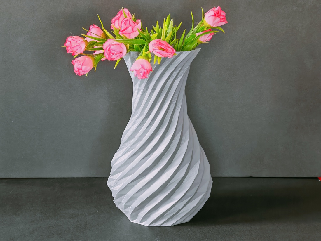 Vaza printata 3D cu model - casă & stil de viață - accesorii pentru decorat casa - suport de flori - vaze - Artynos.ro