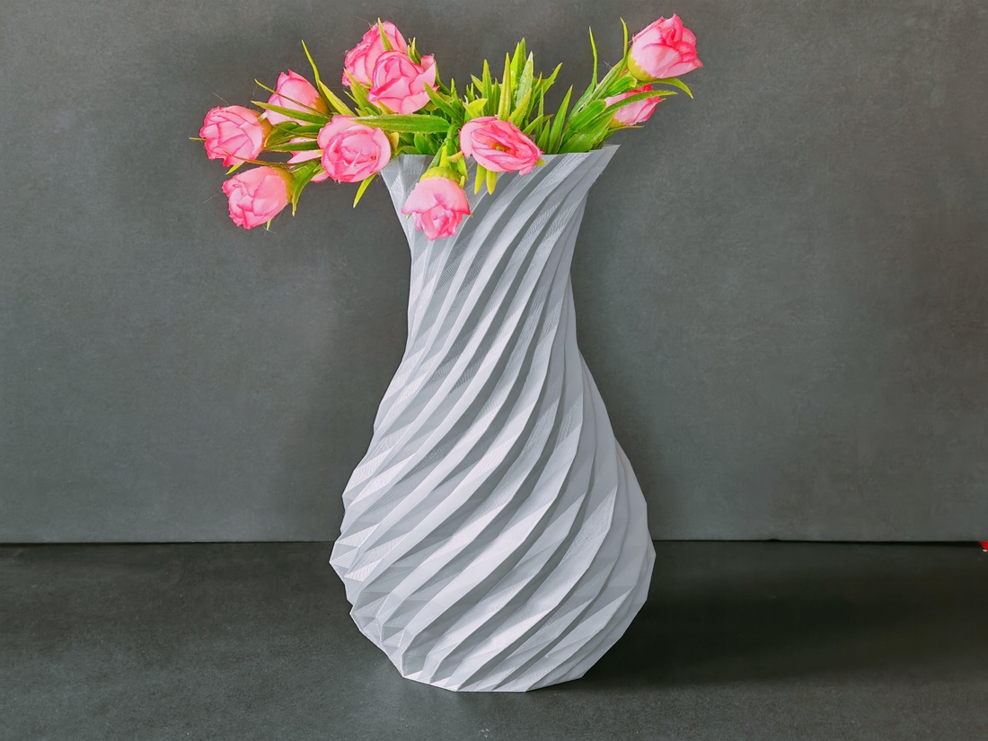 Vaza printata 3D cu model - casă & stil de viață - accesorii pentru decorat casa - suport de flori - vaze - Artynos.ro