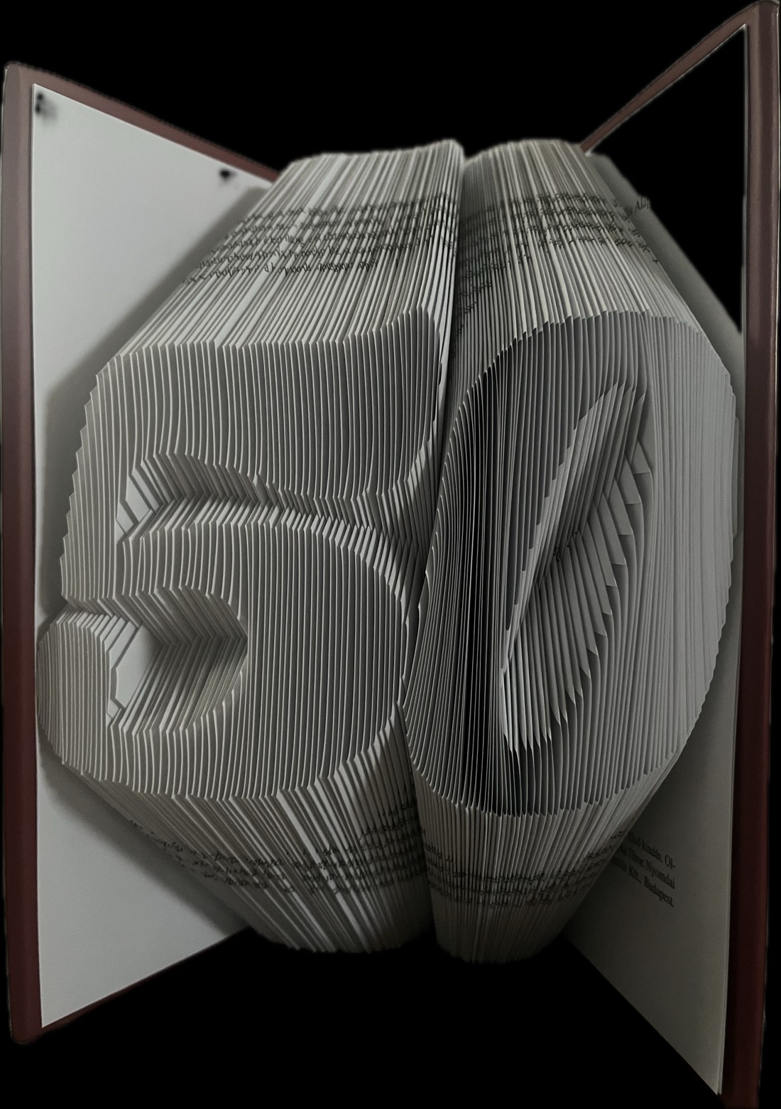 Număr unic de sculpturi de cărți - casă & stil de viață - accesorii pentru decorat casa - decorațiuni de masă și decorațiuni pentru rafturi  - sculptură de carte, carte pliată - Artynos.ro