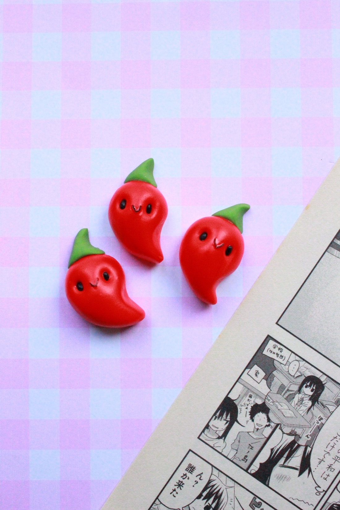 Insigna Ardei iute - bijuterii - mărțișor - Artynos.ro