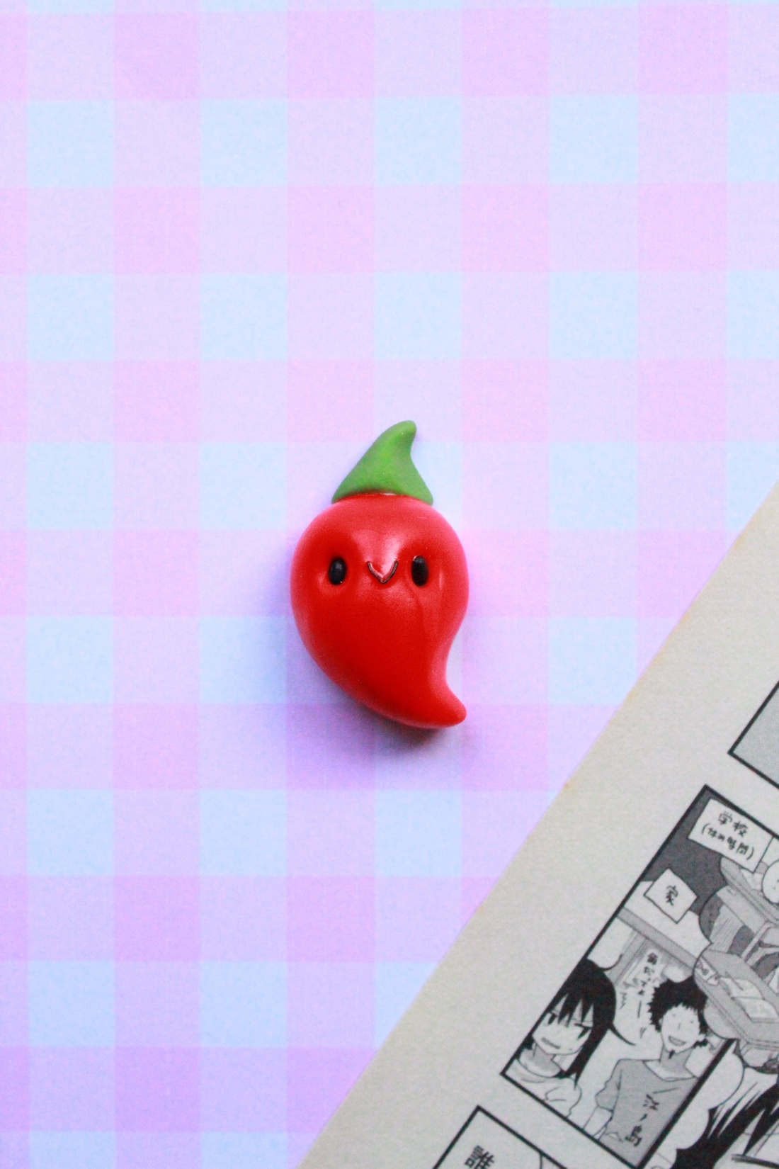 Insigna Ardei iute - bijuterii - mărțișor - Artynos.ro