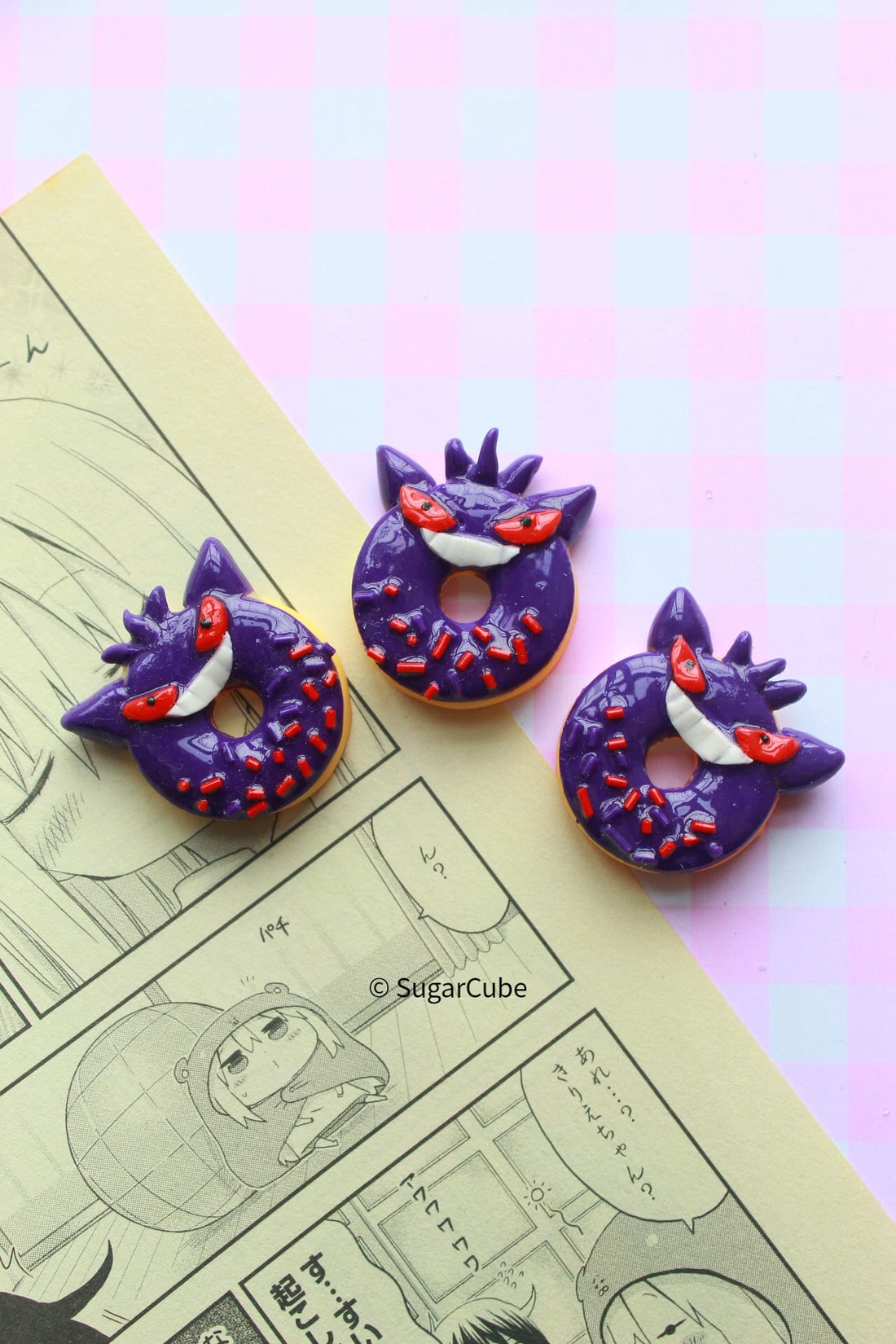 Insigna Pokemon Donut - bijuterii - mărțișor - Artynos.ro