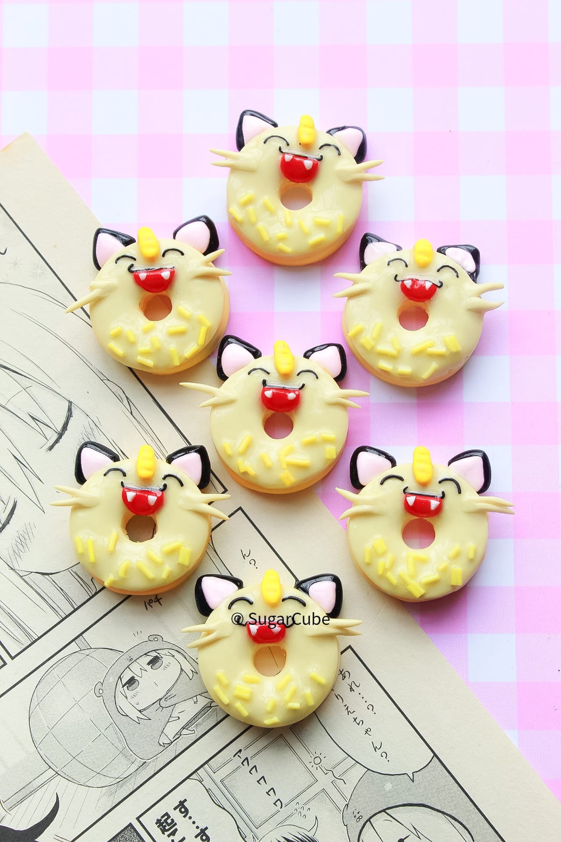 Insigna Pokemon Donut - bijuterii - mărțișor - Artynos.ro