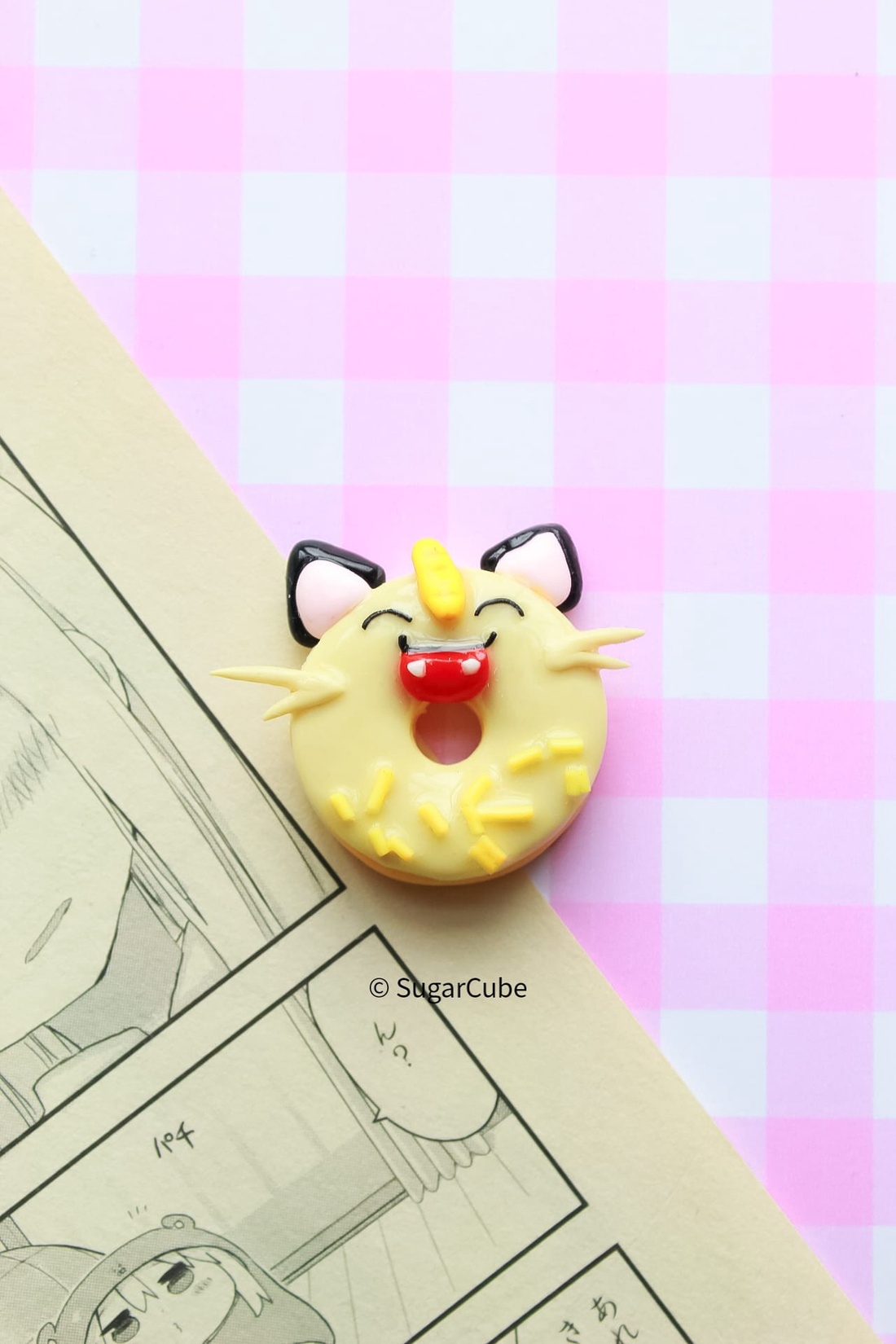 Insigna Pokemon Donut - bijuterii - mărțișor - Artynos.ro