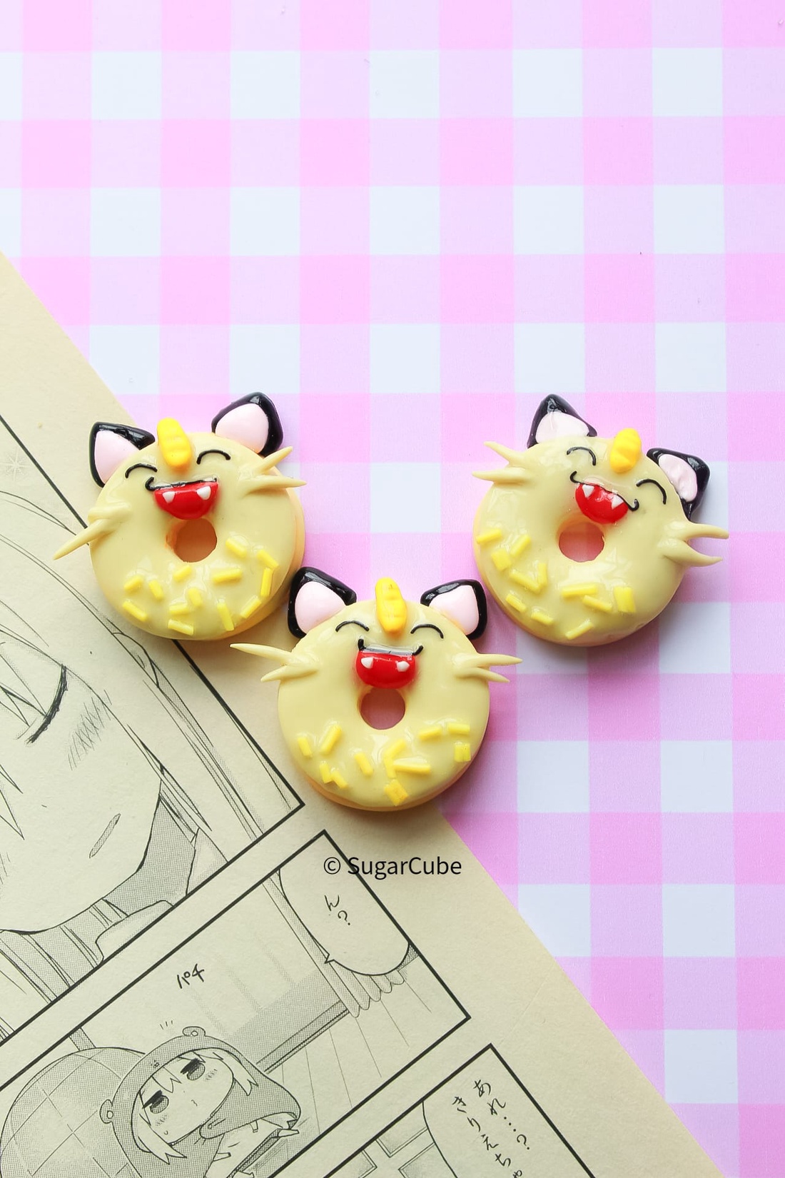 Insigna Pokemon Donut - bijuterii - mărțișor - Artynos.ro