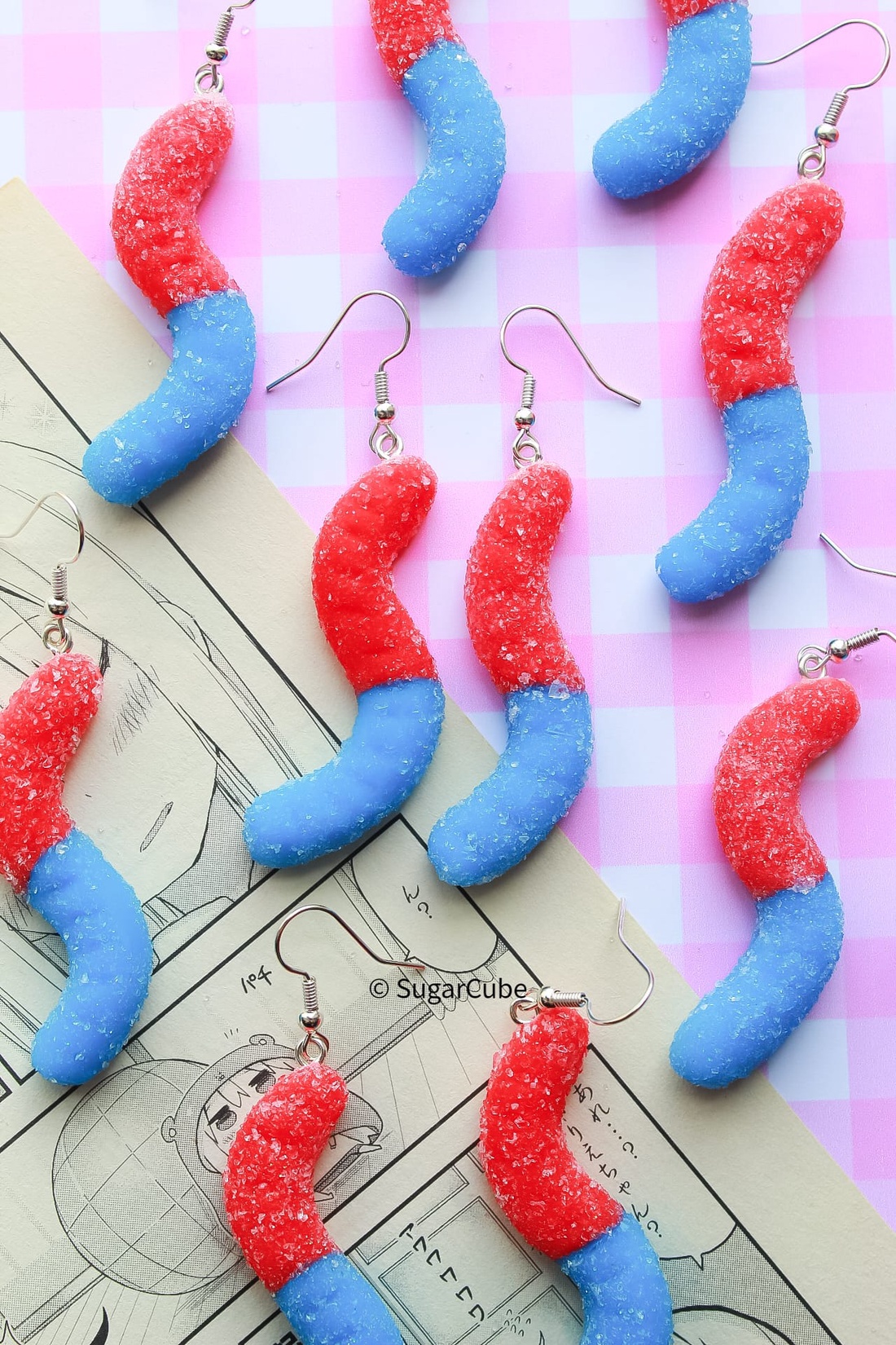 Cercei jeleu - bijuterii - cercei - cercei cu figurine - Artynos.ro