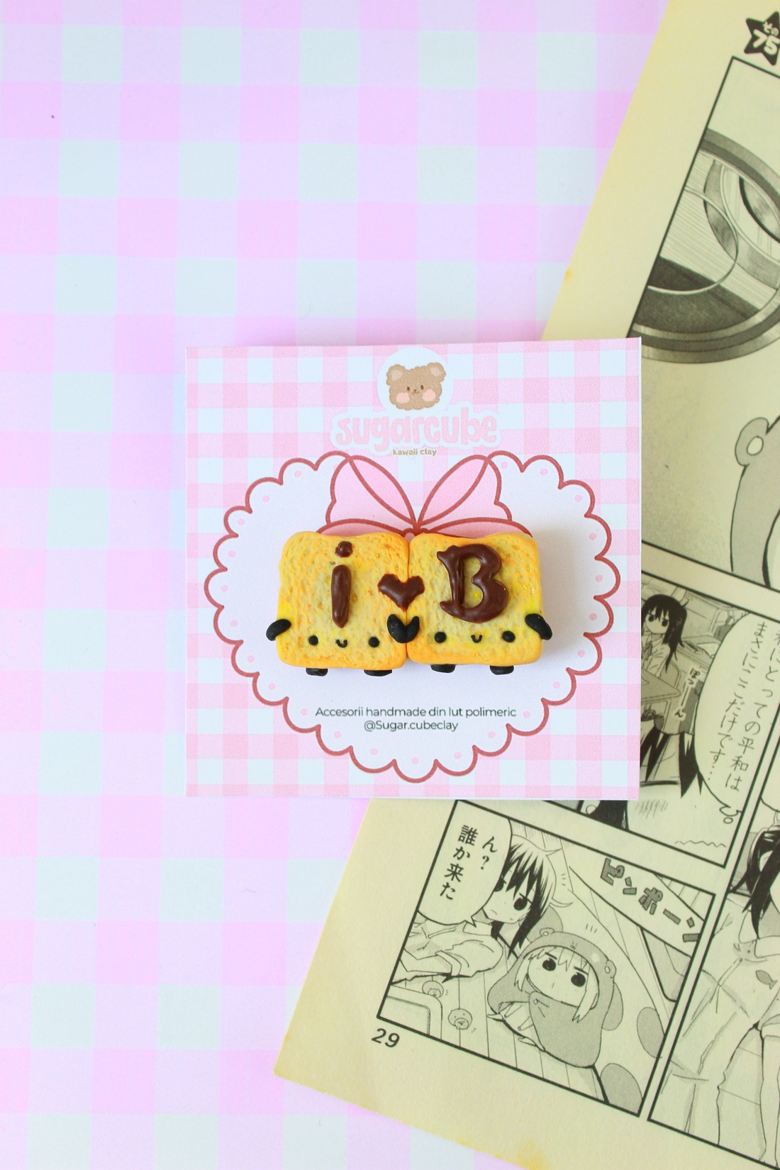 Insignă cuplu - bijuterii - broșe - Artynos.ro