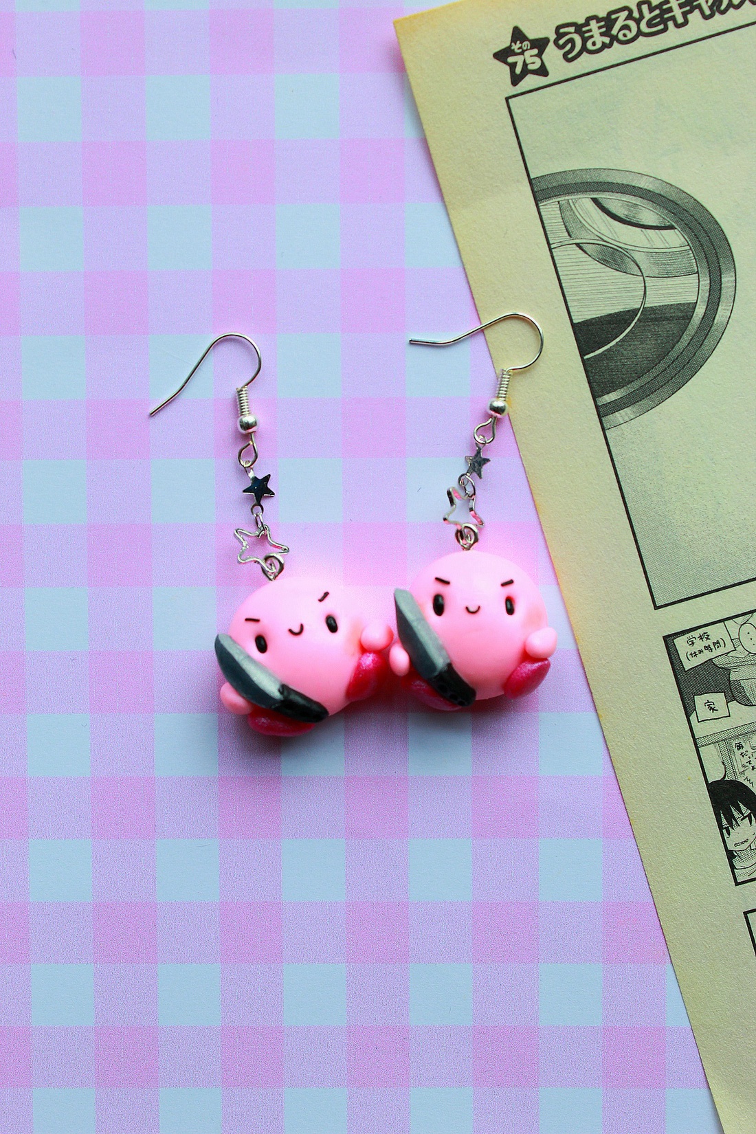 Cercei Kirby - bijuterii - cercei - cercei cu figurine - Artynos.ro