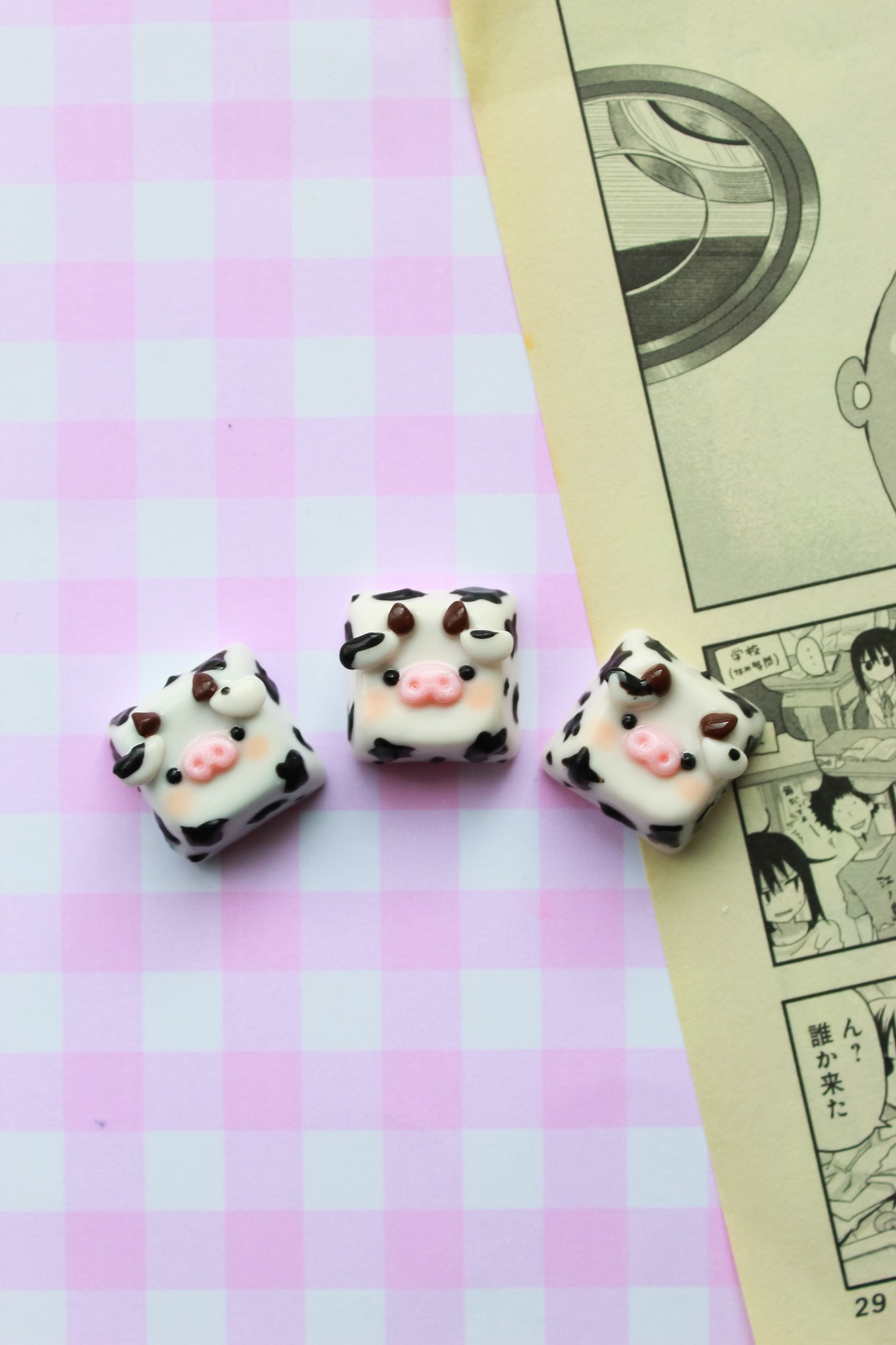 Keycaps Văcuțe clasice - accessorii și unelte - accesorii decorative - figurine - Artynos.ro