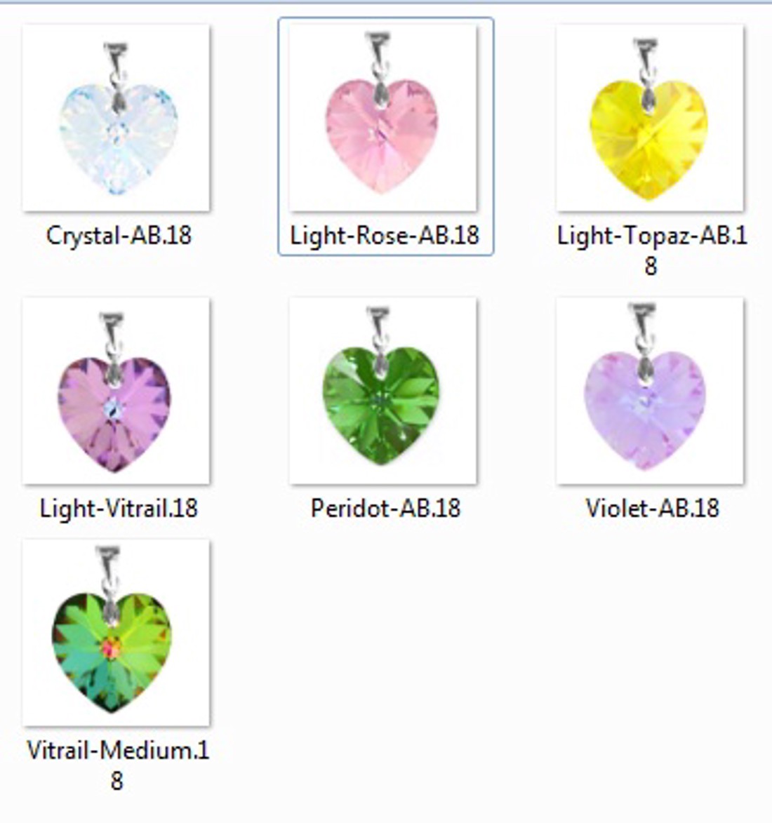 Swarovski cristal pandantiv -18mm AB inima în mai multe culori - - Artynos.ro Swarovski cristal pandantiv -18mm AB inima în mai multe culori - - Artynos.ro