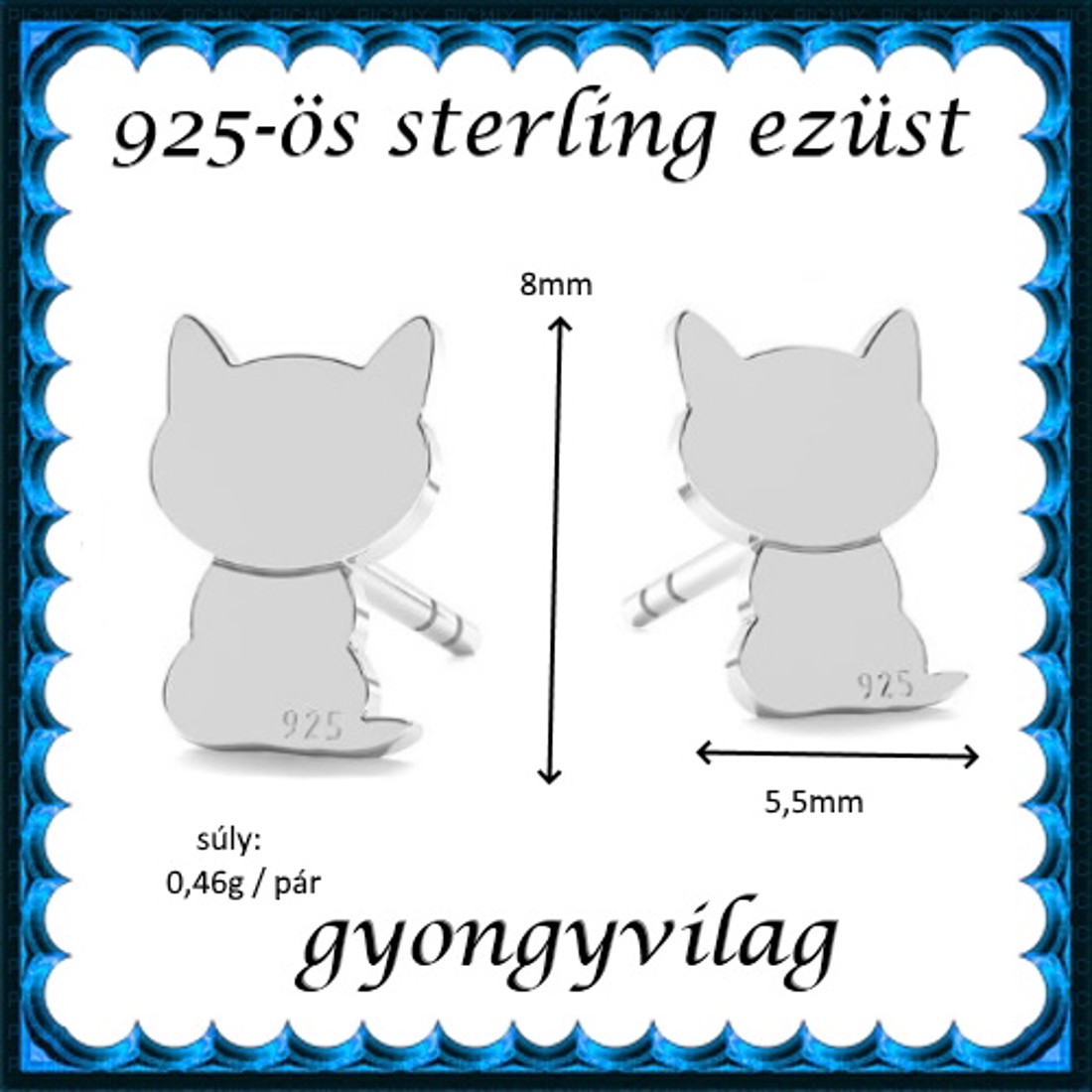  Bijuterii din argint 925: cercei EF11 -  - Artynos.ro