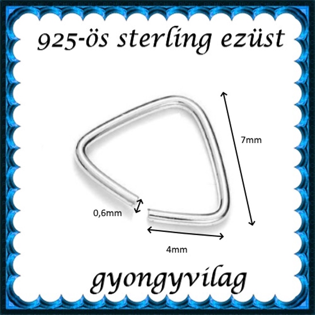 Fermoar pandantiv argint 925 EMK 102-0,6e 4 buc/pachet -  - Artynos.ro