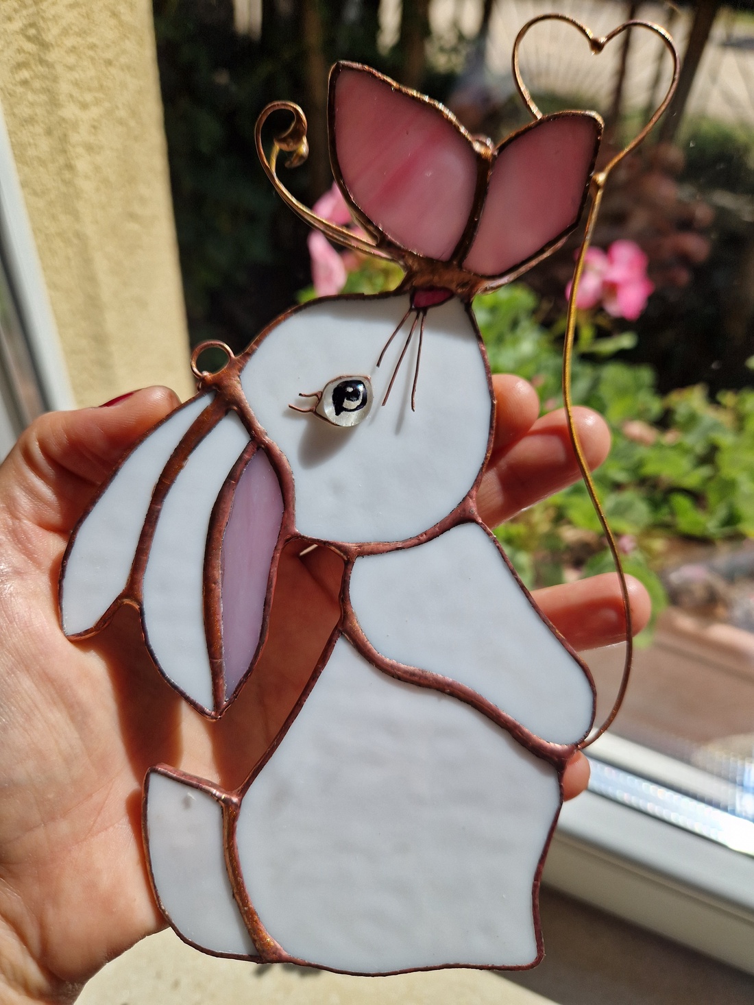 Decor de fereastră Honey-Bunny pentru Paște -  - Artynos.ro