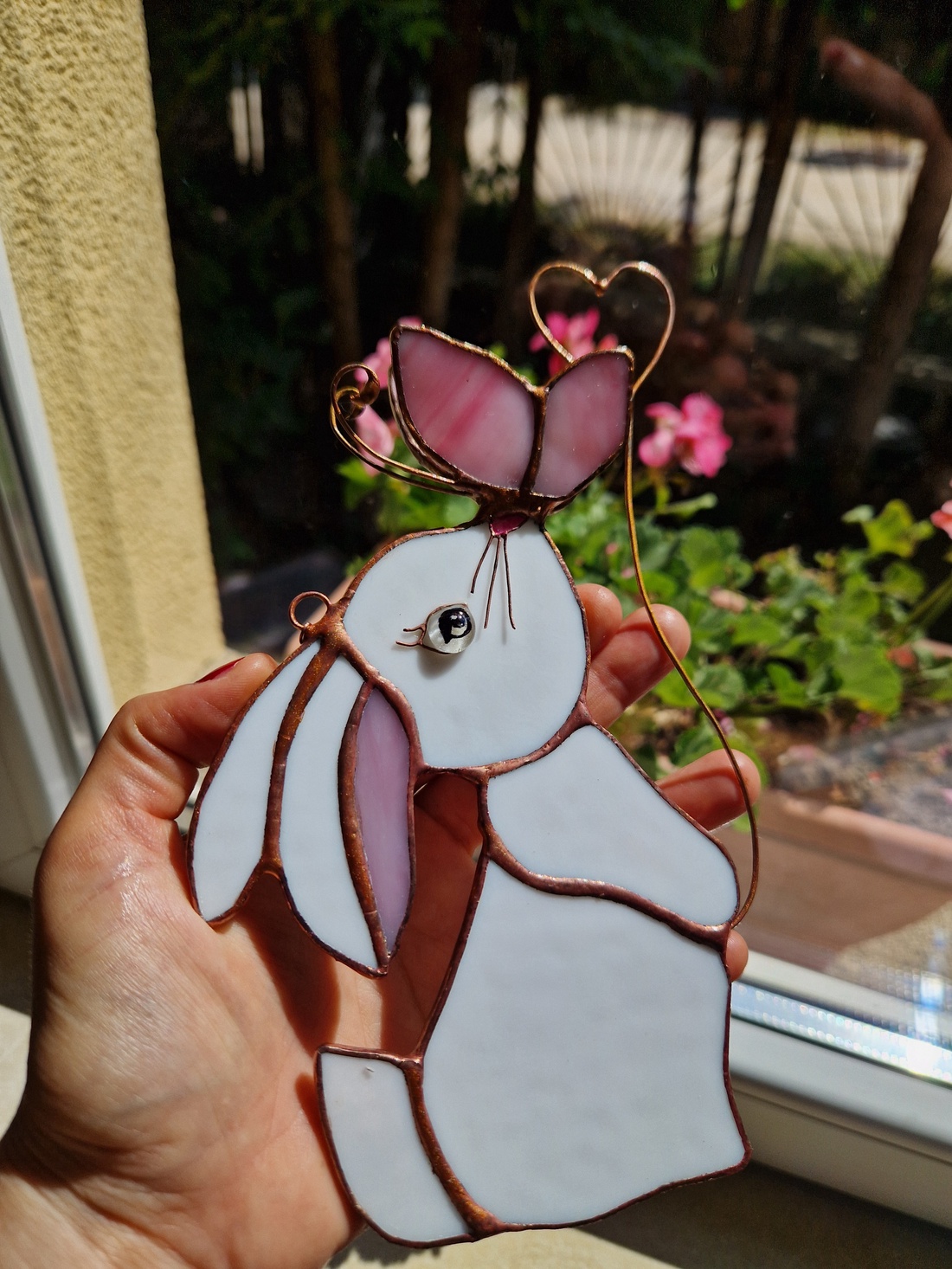 Decor de fereastră Honey-Bunny pentru Paște -  - Artynos.ro