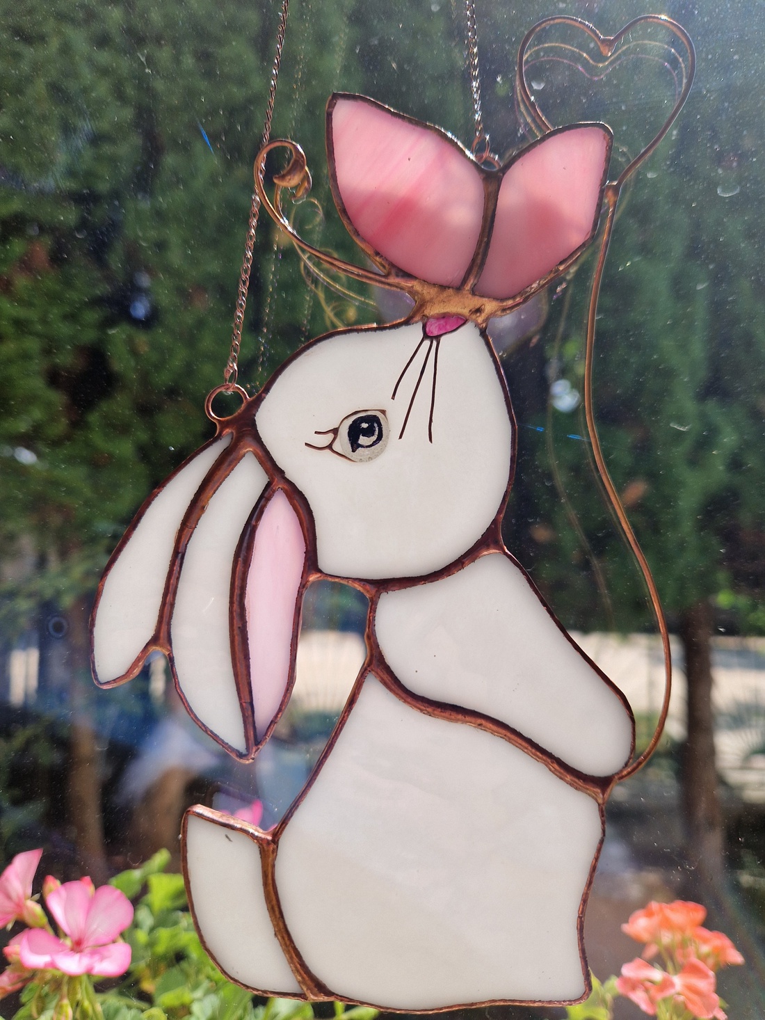 Decor de fereastră Honey-Bunny pentru Paște -  - Artynos.ro