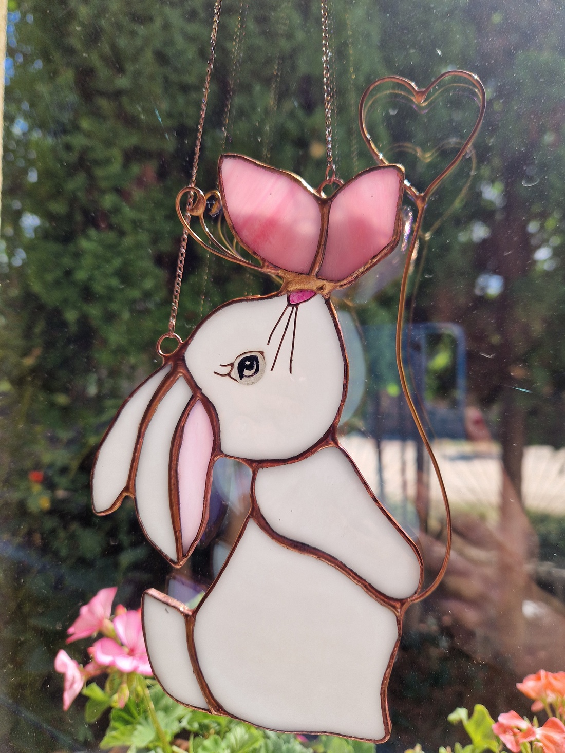 Decor de fereastră Honey-Bunny pentru Paște -  - Artynos.ro