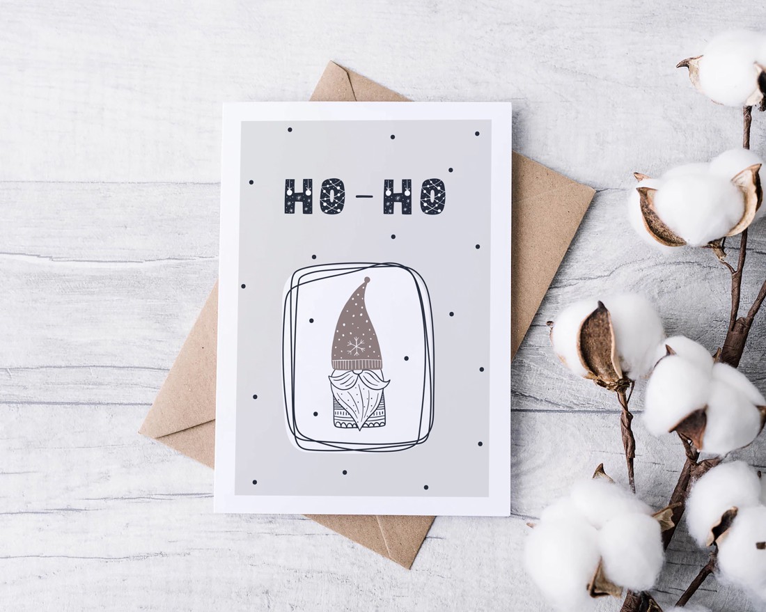 Hygge Crăciun carte poștală, felicitare, cadou set de 3 -  - Artynos.ro