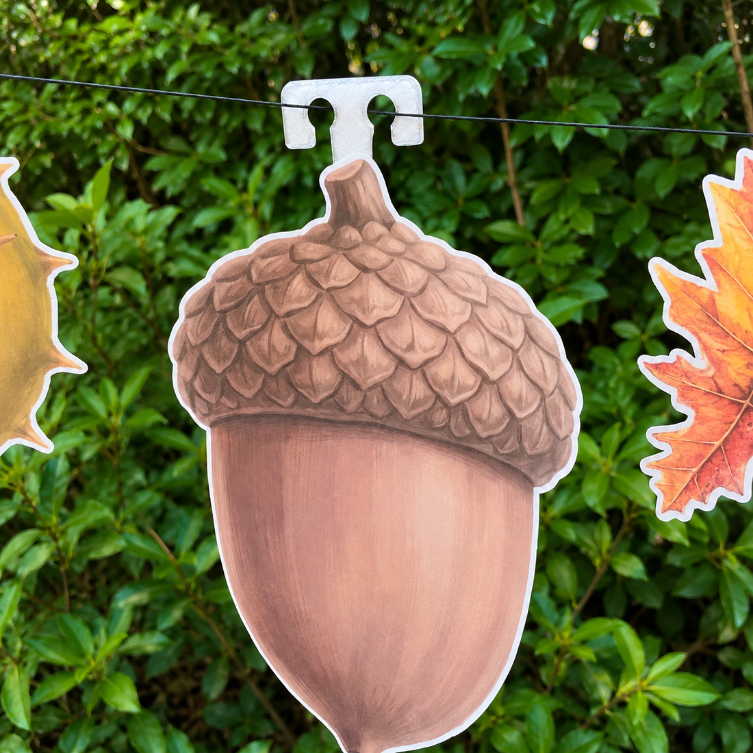 Ghirlandă decorativă TOAMNA � 12 elemente cu sisteme de agățare - casă & stil de viață - decorațiuni de casă - decorațiuni de pereți - litere decorative  - Artynos.ro