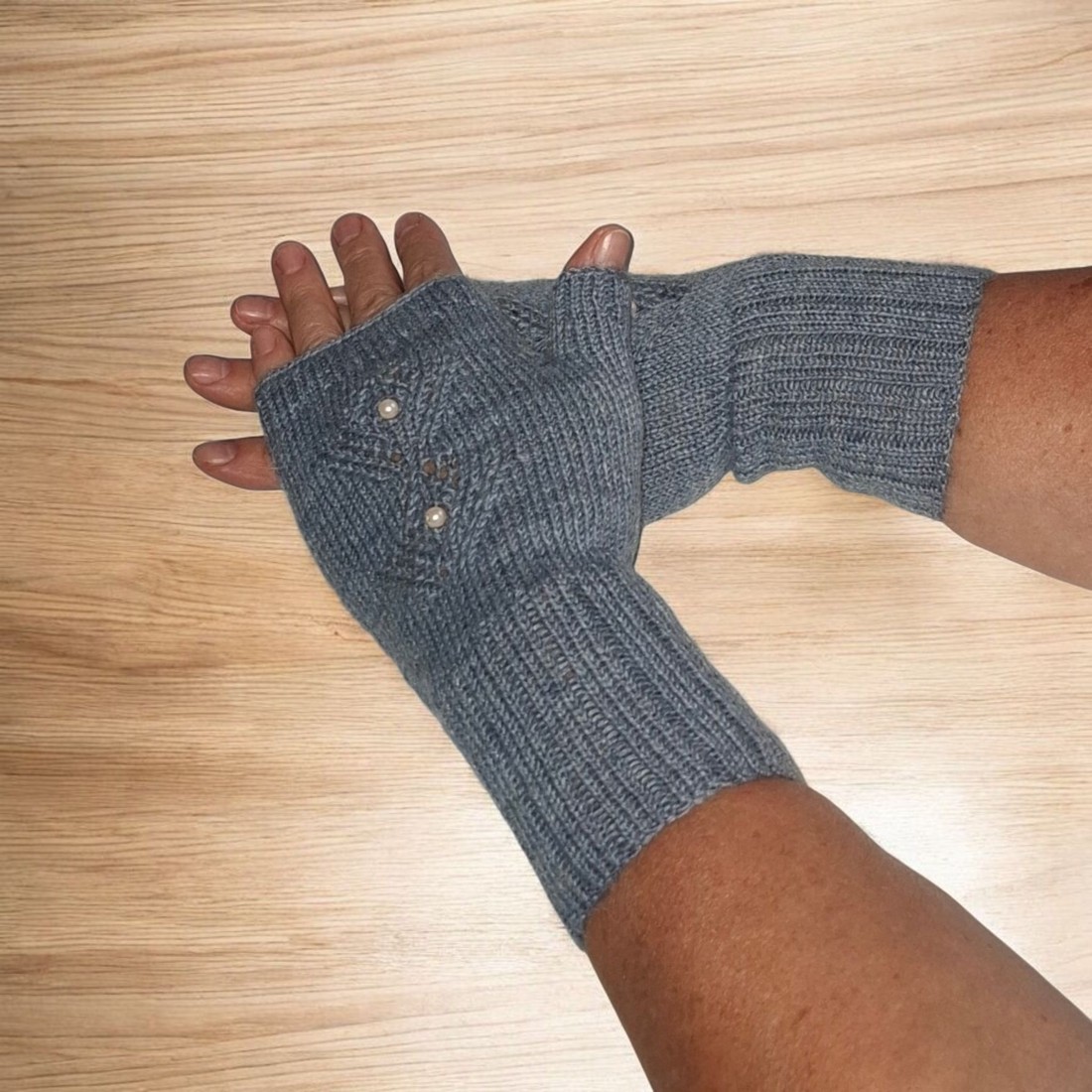Mănuși tricotate manual, încălzitor de mână -  - Artynos.ro