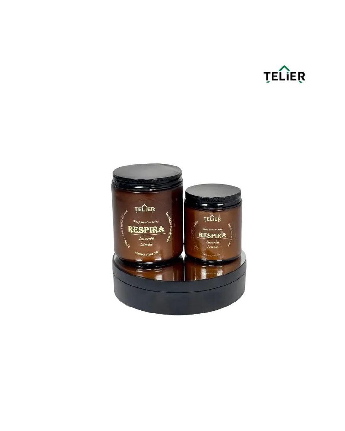 Lumânare parfumată din ceară de soia � Lavanda si Lamaie RESPIRA - casă & stil de viață - lumânări, parfumuri, arome - lumânări artizanale - Artynos.ro