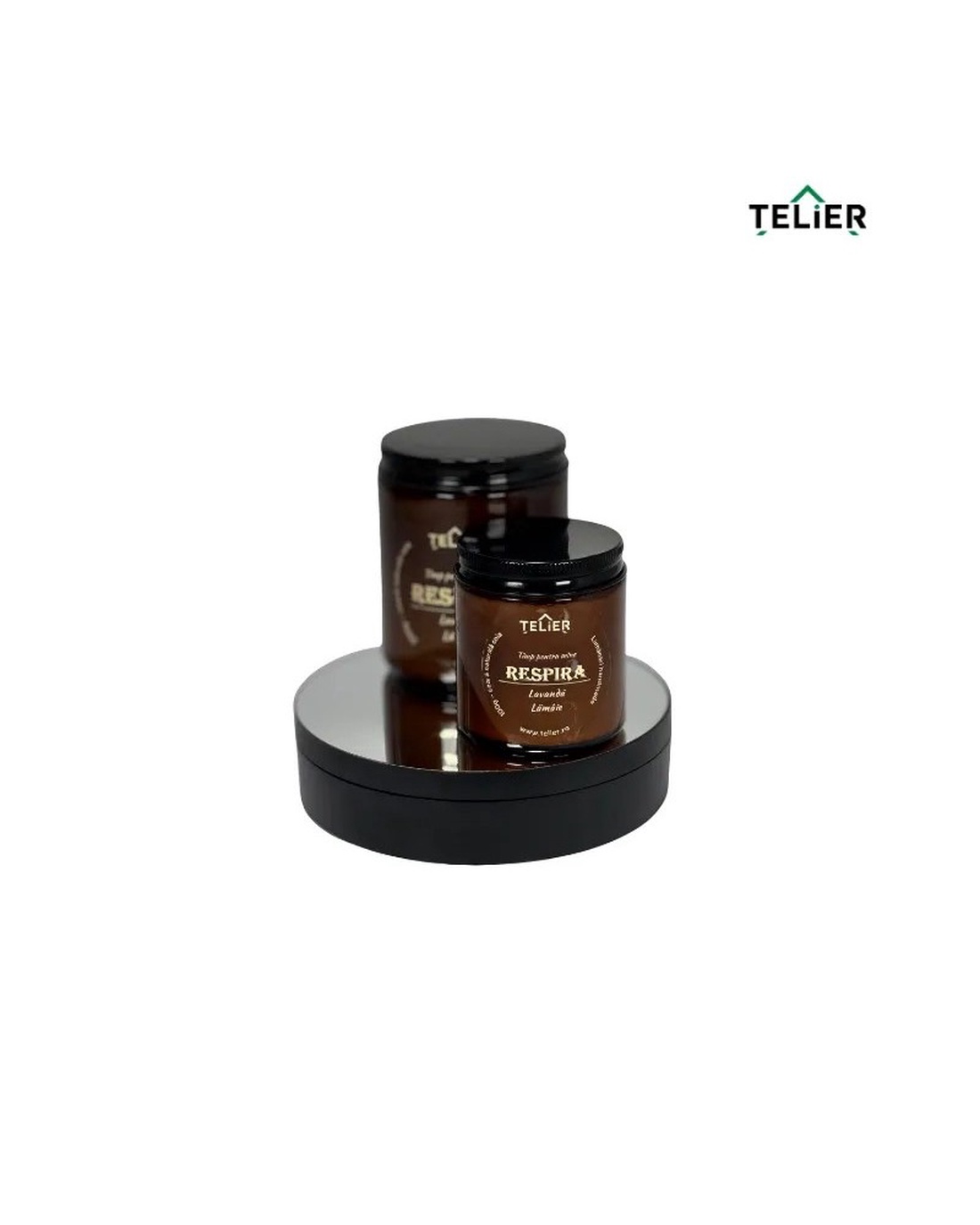 Lumânare parfumată din ceară de soia � Lavanda si Lamaie RESPIRA - casă & stil de viață - lumânări, parfumuri, arome - lumânări artizanale - Artynos.ro