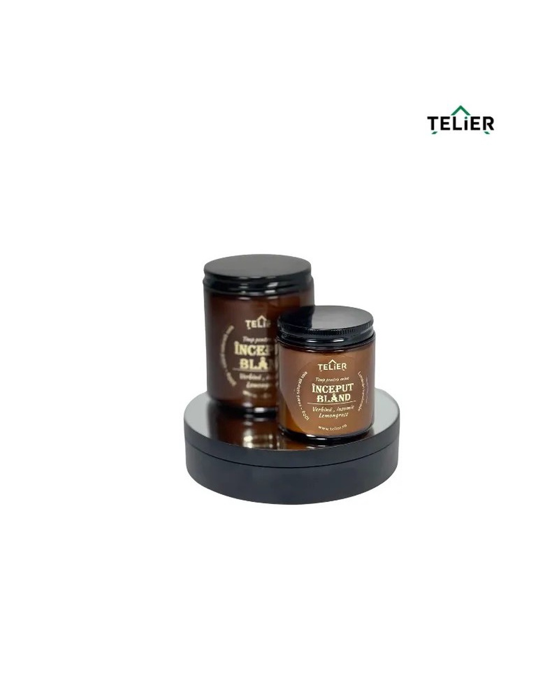 Lumânare parfumată din ceară de soia Verbina, Lime și Iasomie ÎNCEPUT BLÂND - casă & stil de viață - lumânări, parfumuri, arome - lumânări artizanale - Artynos.ro