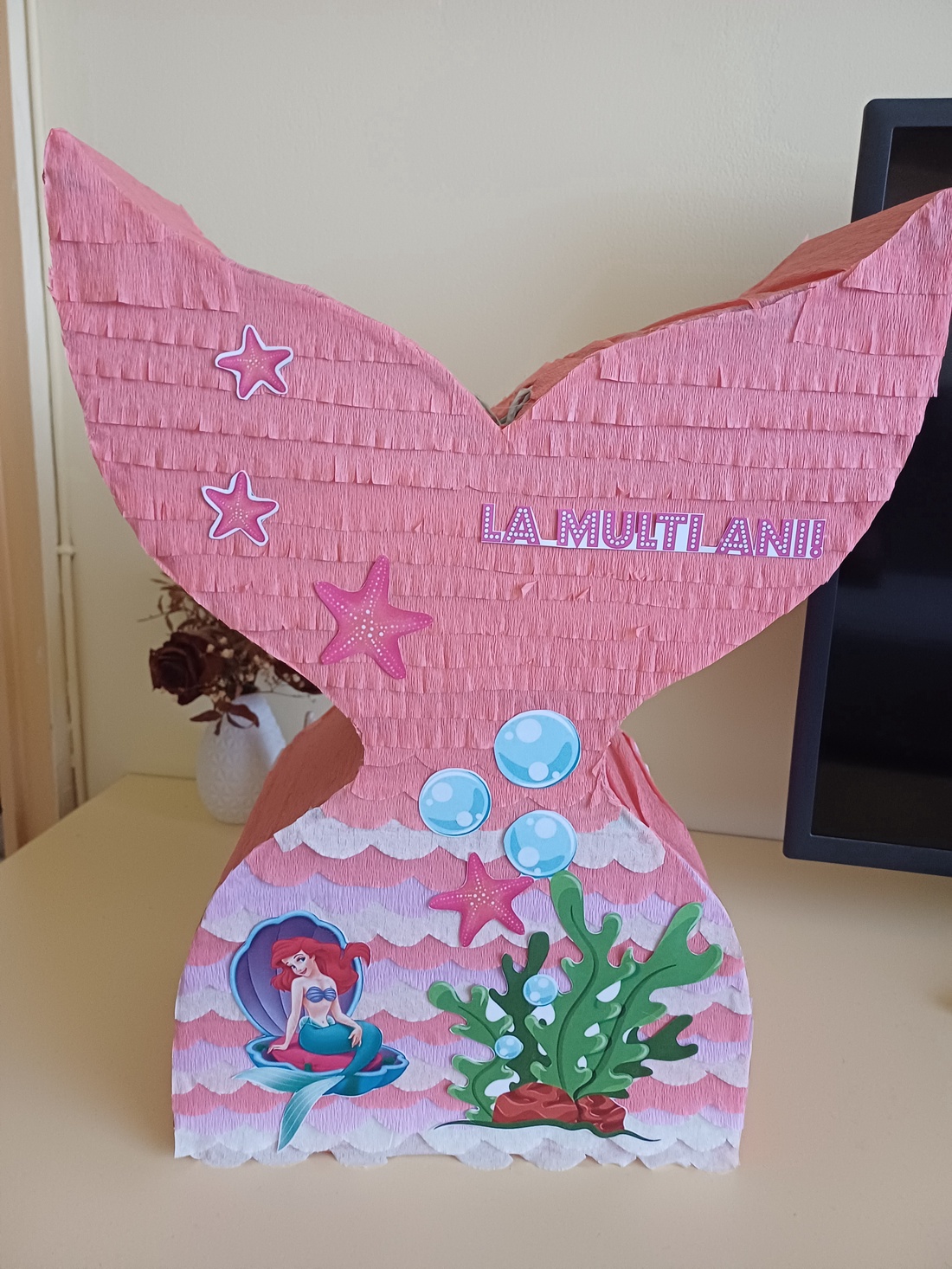 Piñata pinata piniata Mermaid tail coada de Sirena - jucării și echipamente pentru copii - jocuri de mișcare - Artynos.ro